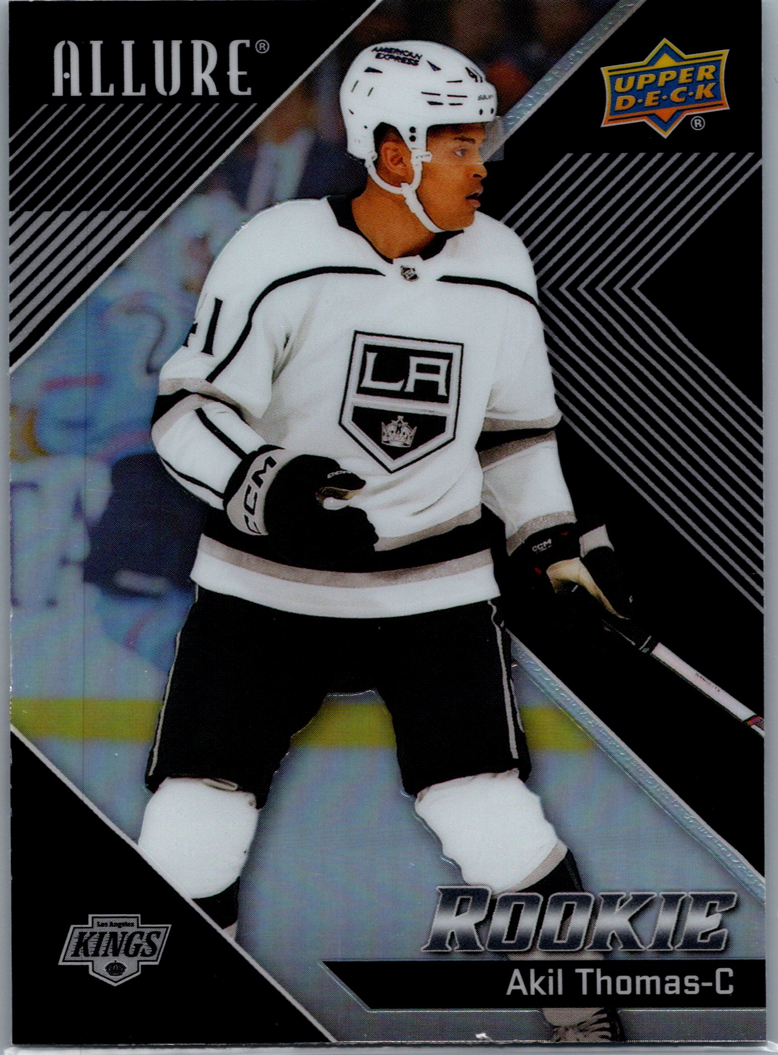 2024-25 Upper Deck Allure - Black Rainbow Akil Thomas #127 front
