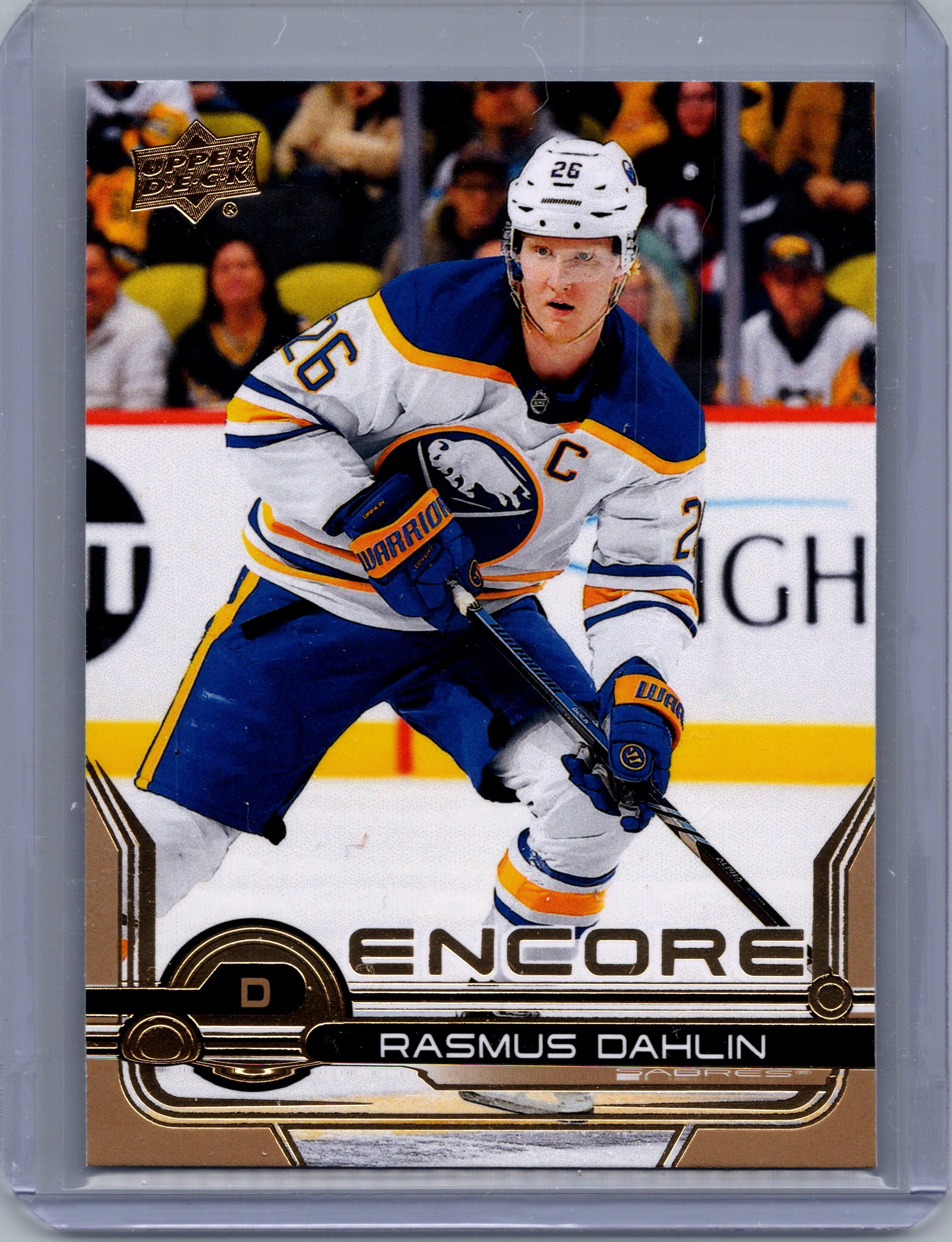 2024-25 Upper Deck - Encore Gold Rasmus Dahlin #E-16 front