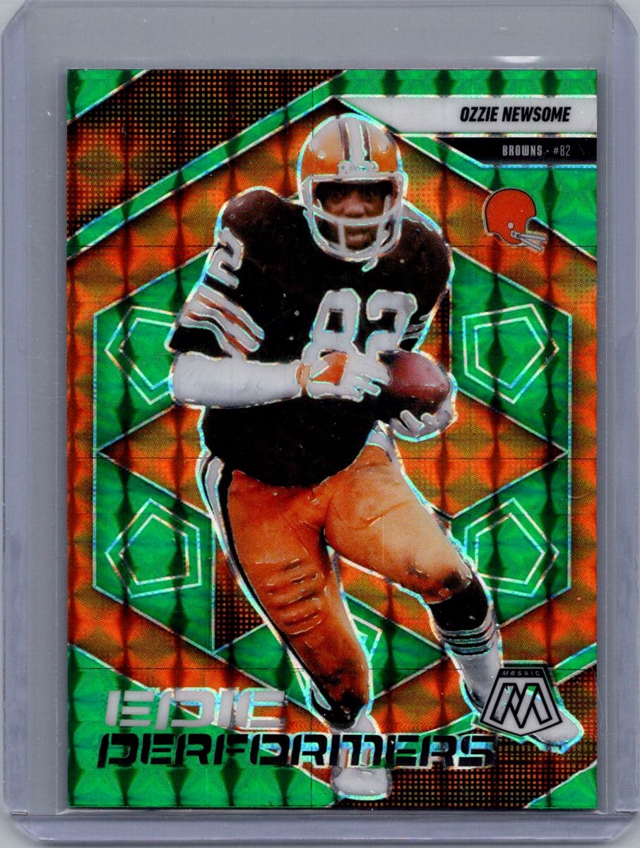 2025 Panini Mosaic - Epic Performers Mosaic Green Ozzie Newsome #16 front