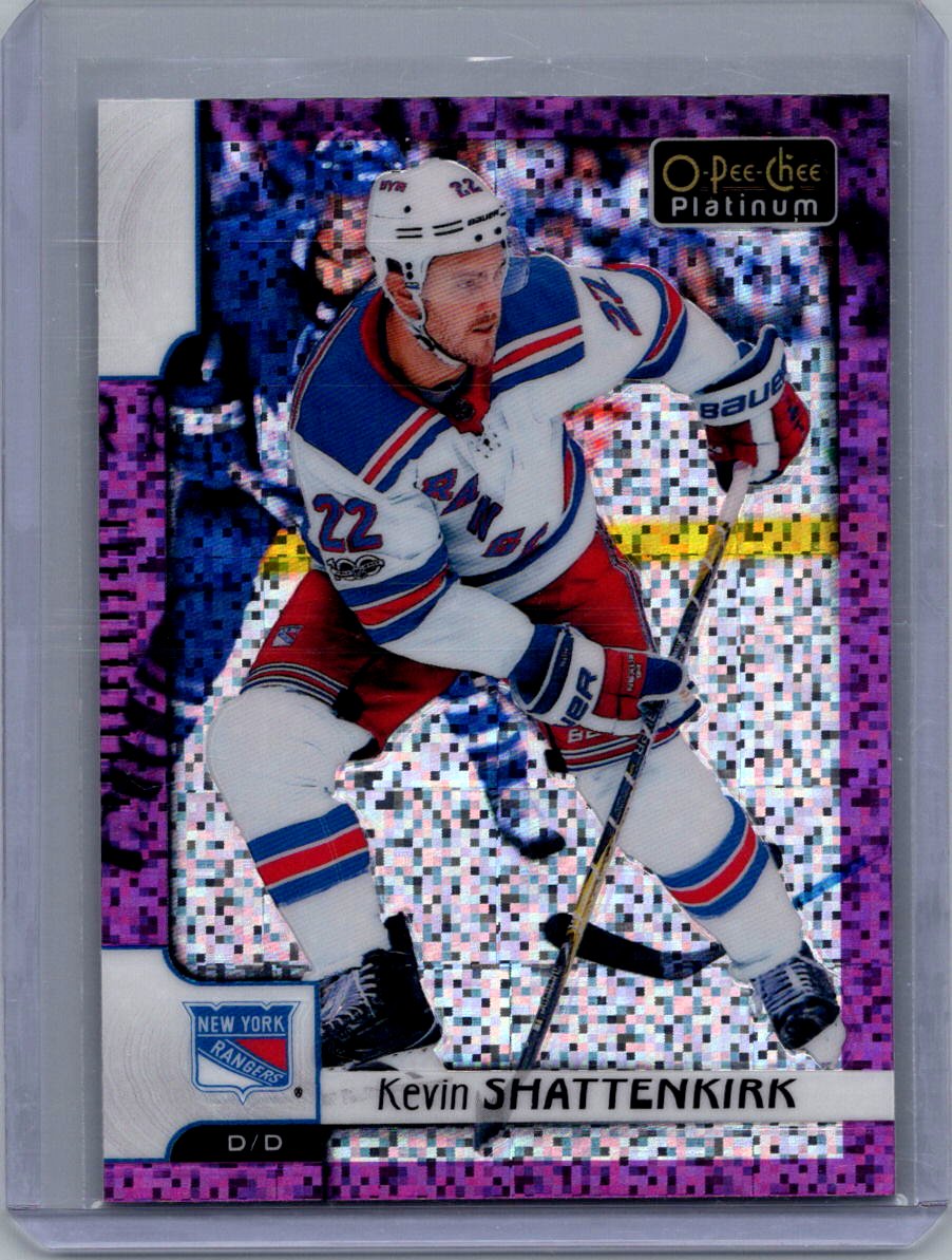 2017-18 O-Pee-Chee Platinum - Violet-Pixels Kevin Shattenkirk #127 front
