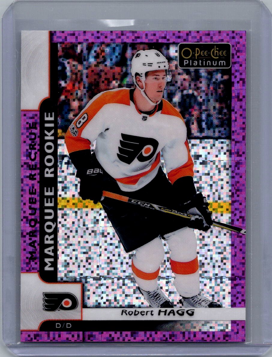 2017-18 O-Pee-Chee Platinum - Violet-Pixels Robert Hagg #157 front