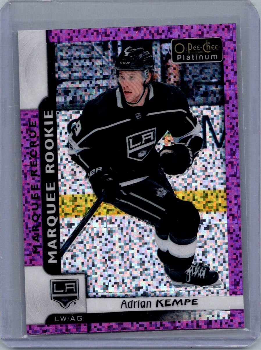 2017-18 O-Pee-Chee Platinum - Violet-Pixels Adrian Kempe #154 front