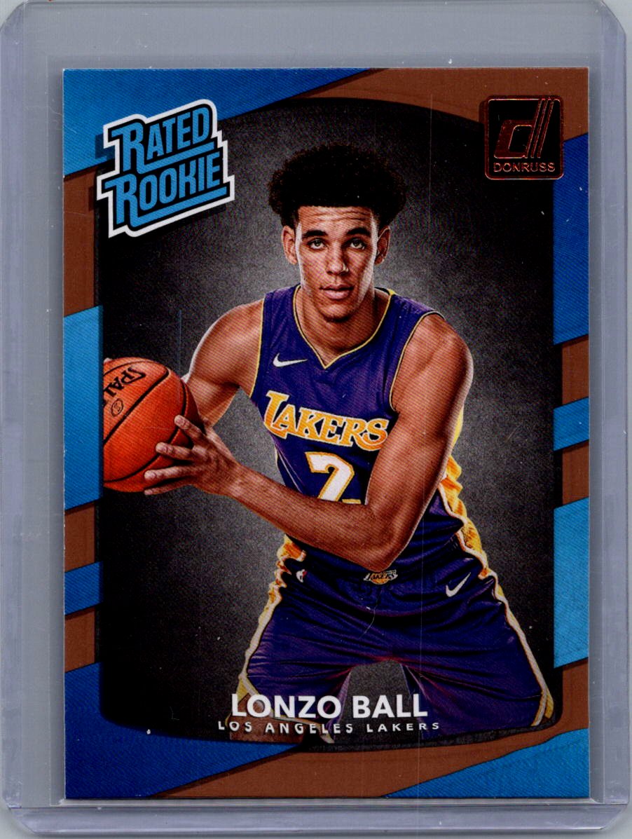 2017-18 Donruss Lonzo Ball #199 RC front