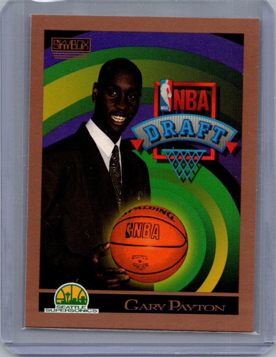 1990-91 SkyBox Gary Payton #365 RC front