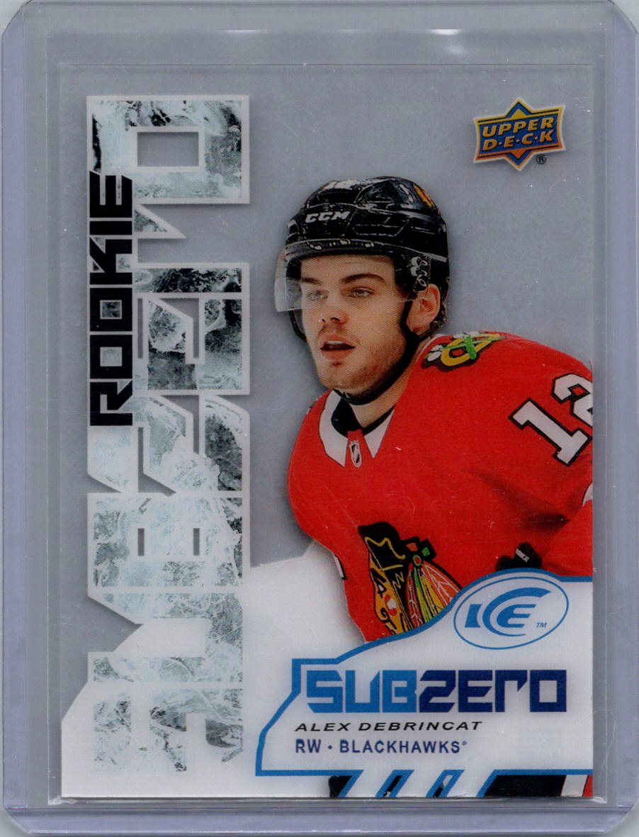 2017-18 Upper Deck Ice - Sub Zero Alex DeBrincat #SZ-54 front