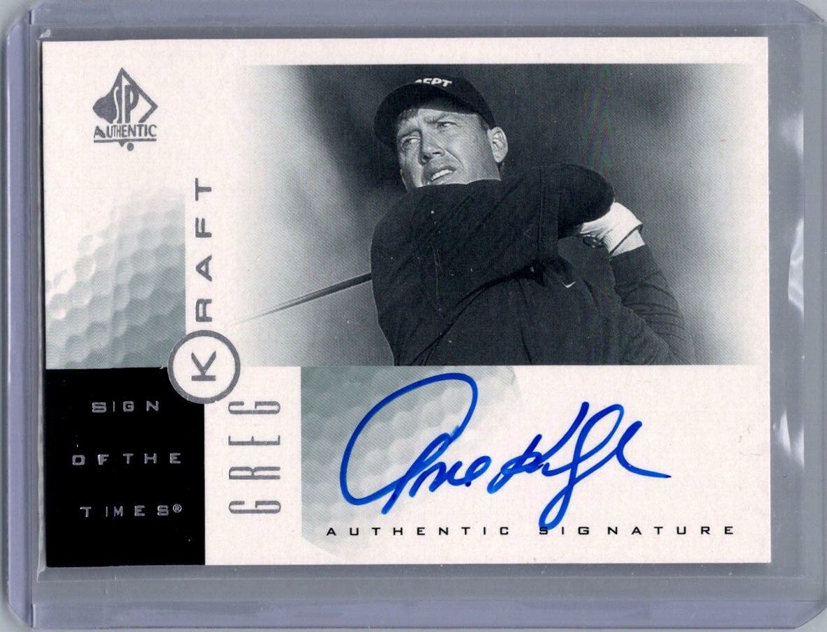 2001 SP Authentic - Sign of the Times Greg Kraft #GK AU front