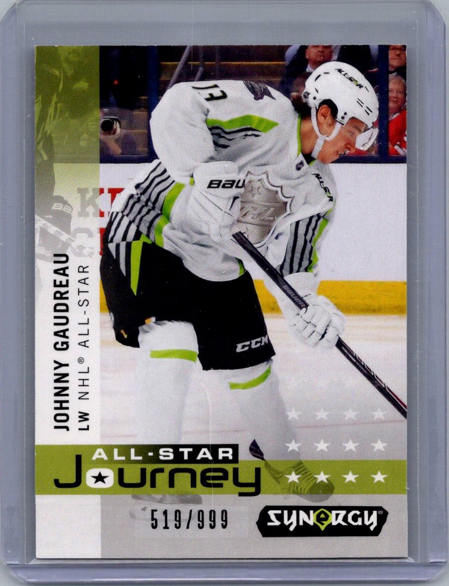 2019-20 Upper Deck Synergy: All-Star Journey: 1st Appearance Johnny Gaudreau #AP-4 SN999 front