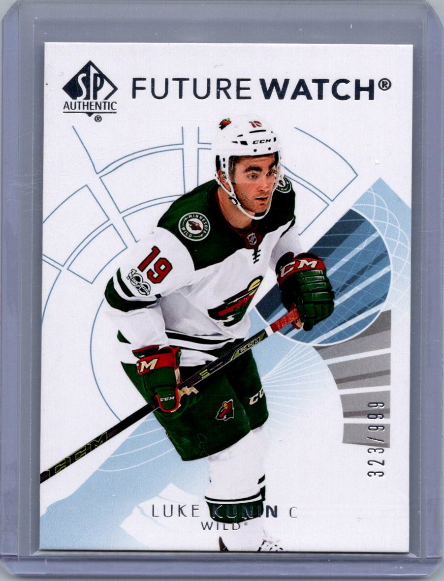 2017-18 SP Authentic Luke Kunin #152 RC, SN999 front