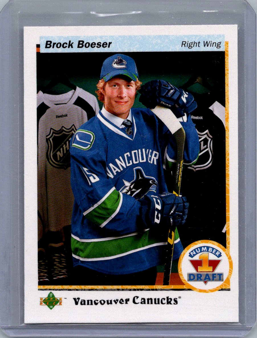 2017-18 SP Authentic - 1990-91 Retro Draft Picks Brock Boeser #RDP-BB front