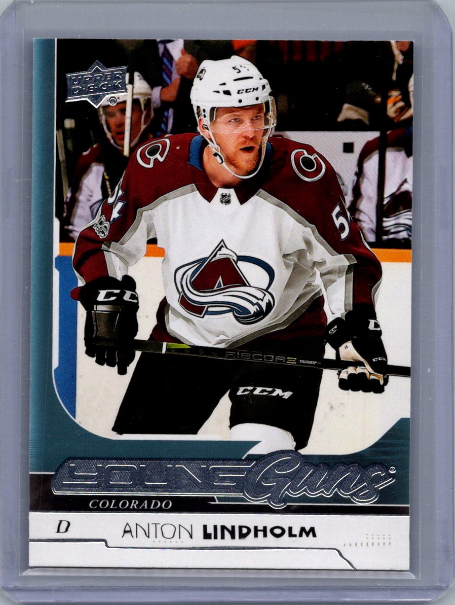 2017-18 Upper Deck Anton Lindholm #456 RC front