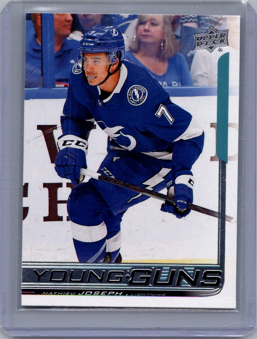 2018-19 Upper Deck Mathieu Joseph #483 RC front
