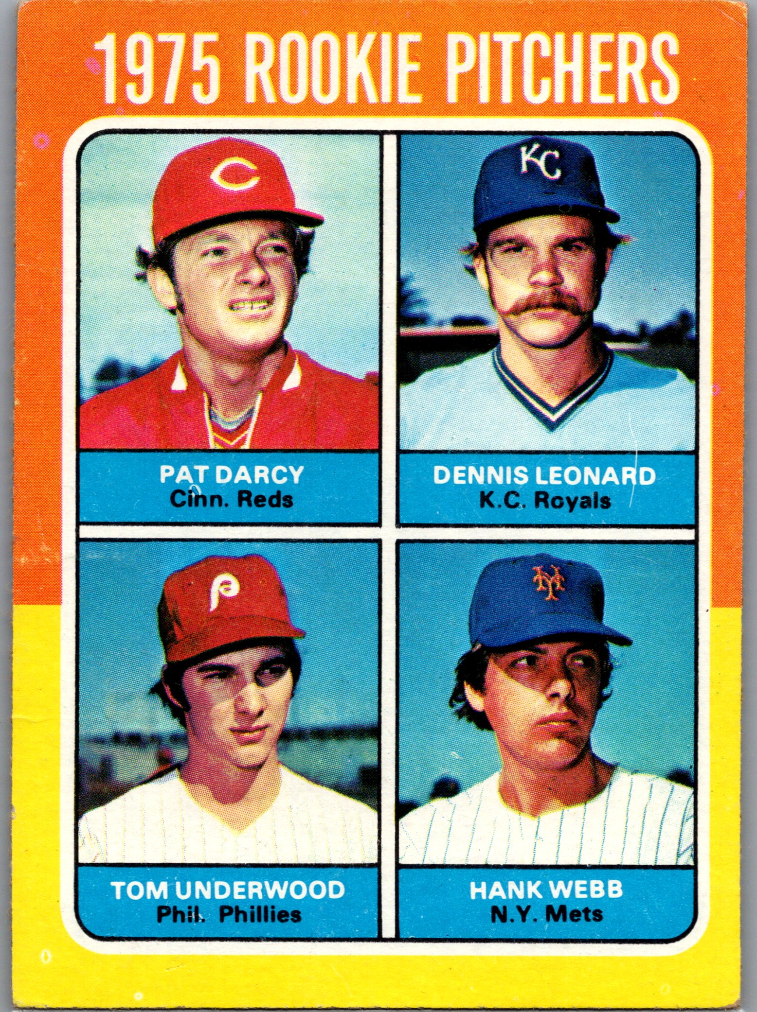 1975 Topps Hank Webb #615 front
