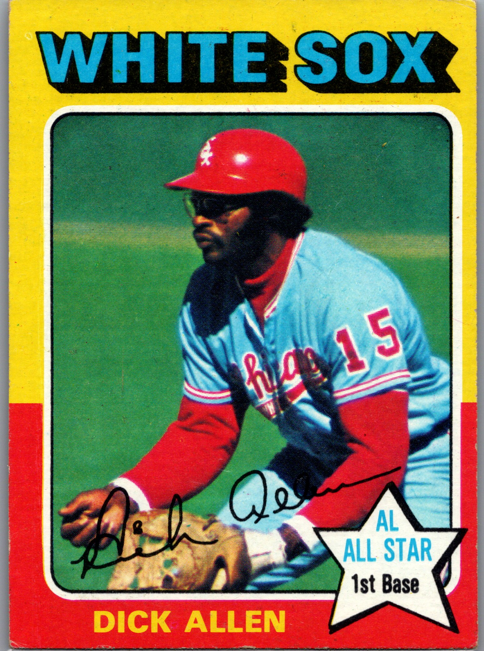 1975 Topps Dick Allen #400 front