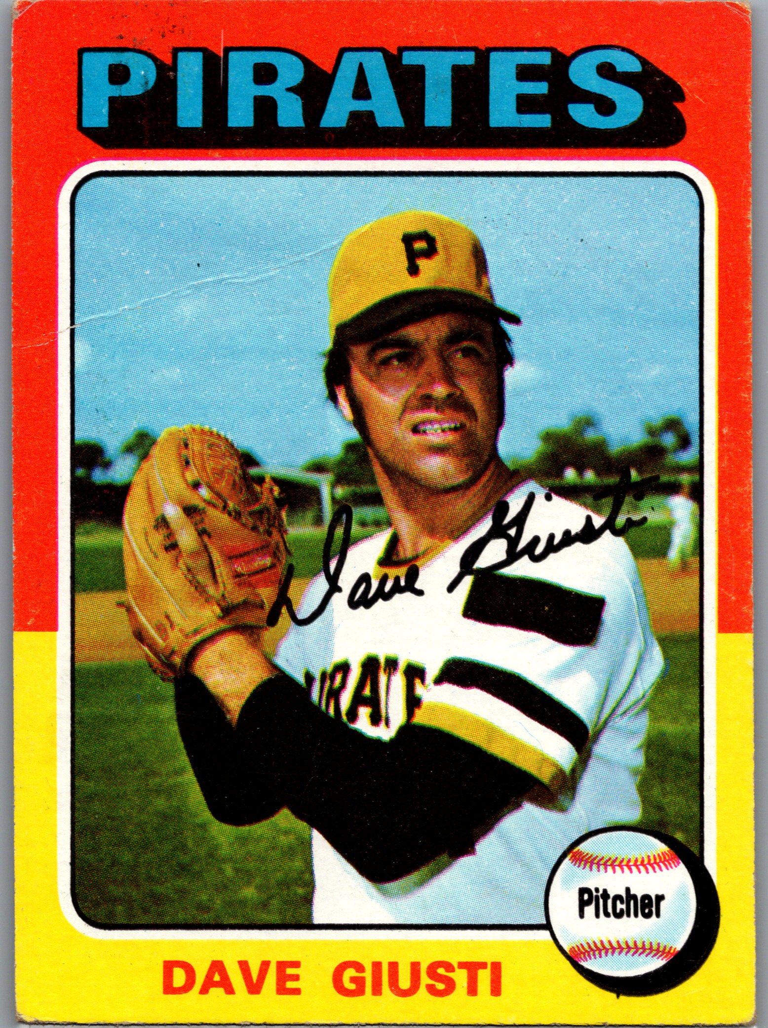 1975 Topps Dave Giusti #53 front