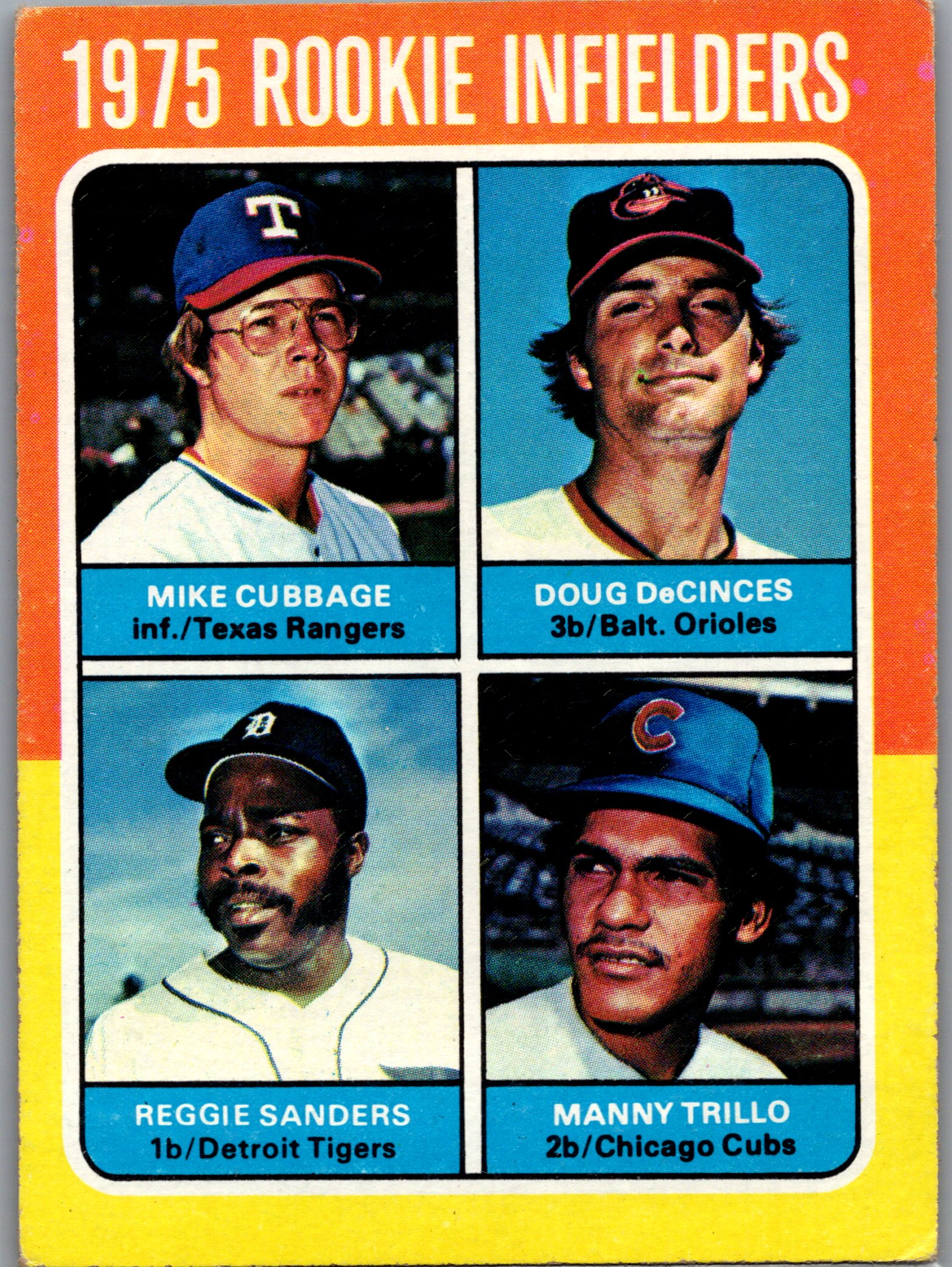 1975 Topps Reggie Sanders #617 front
