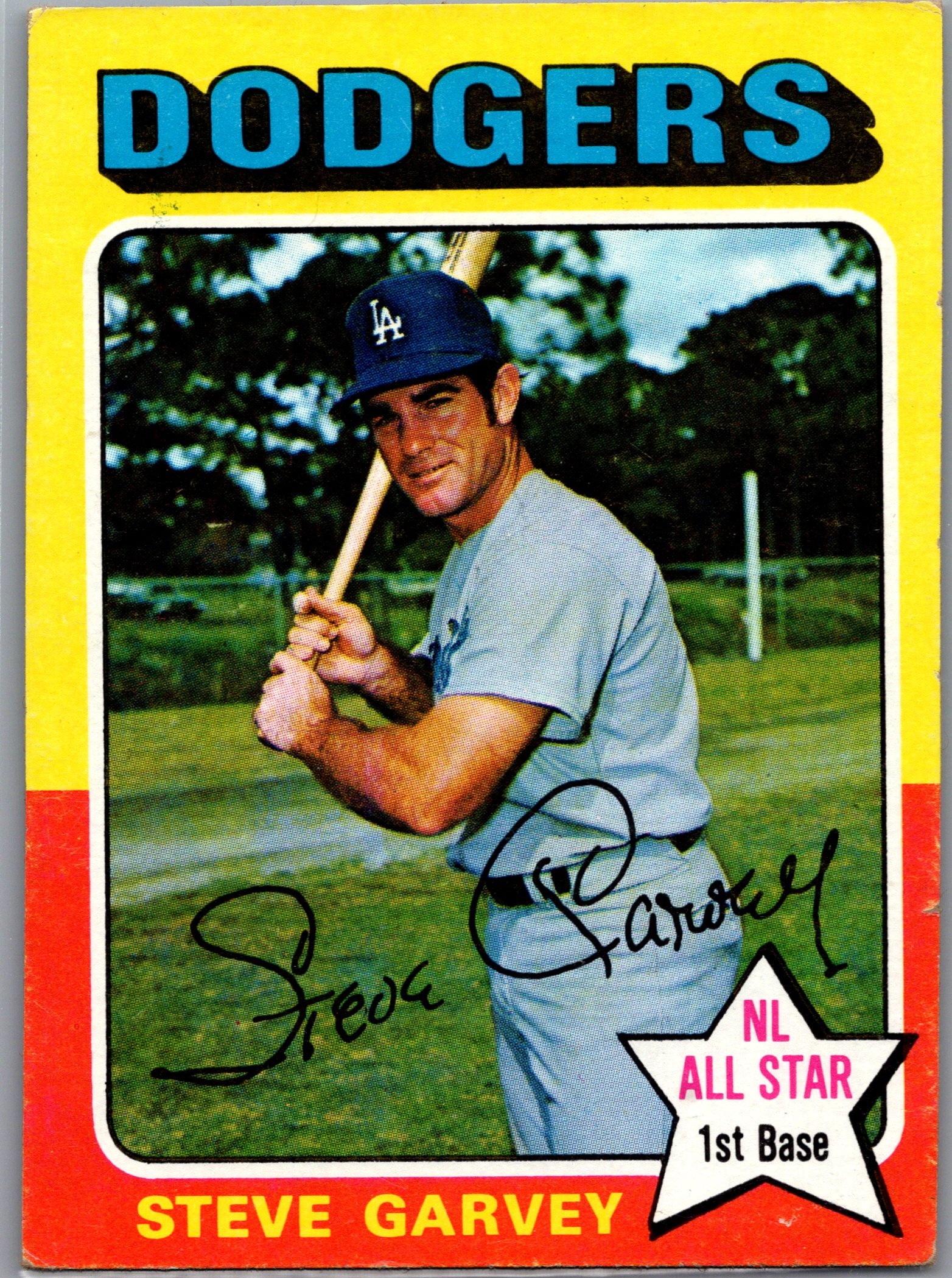1975 Topps Steve Garvey #140 front