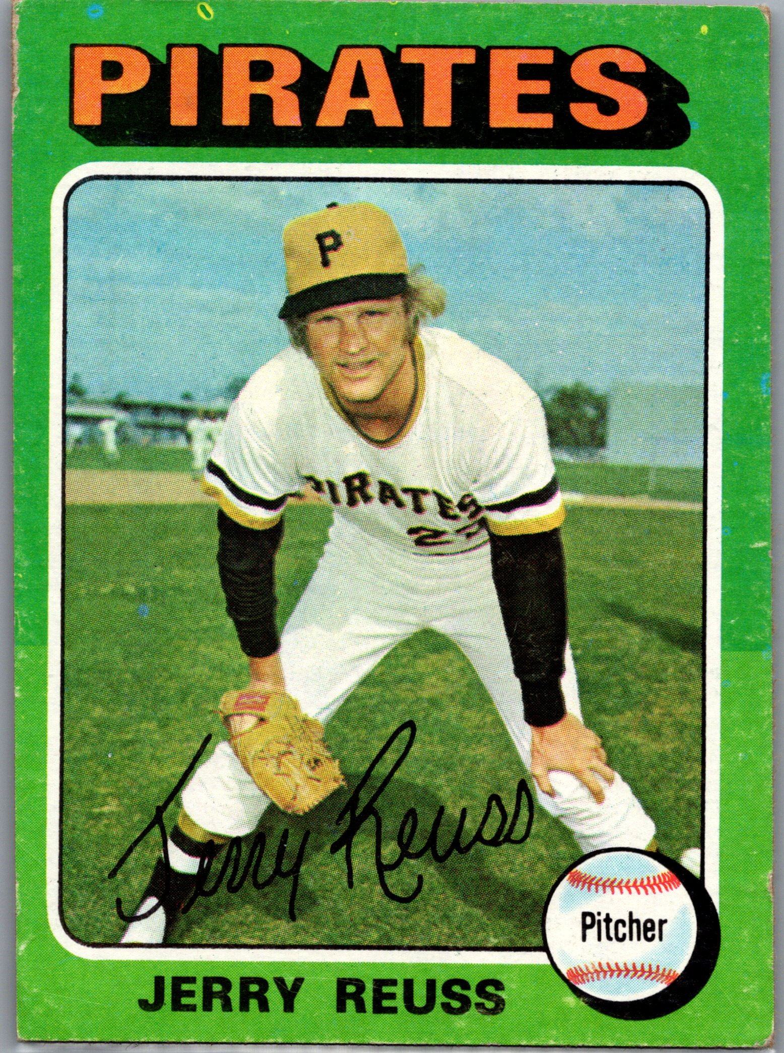 1975 Topps Jerry Reuss #124 front