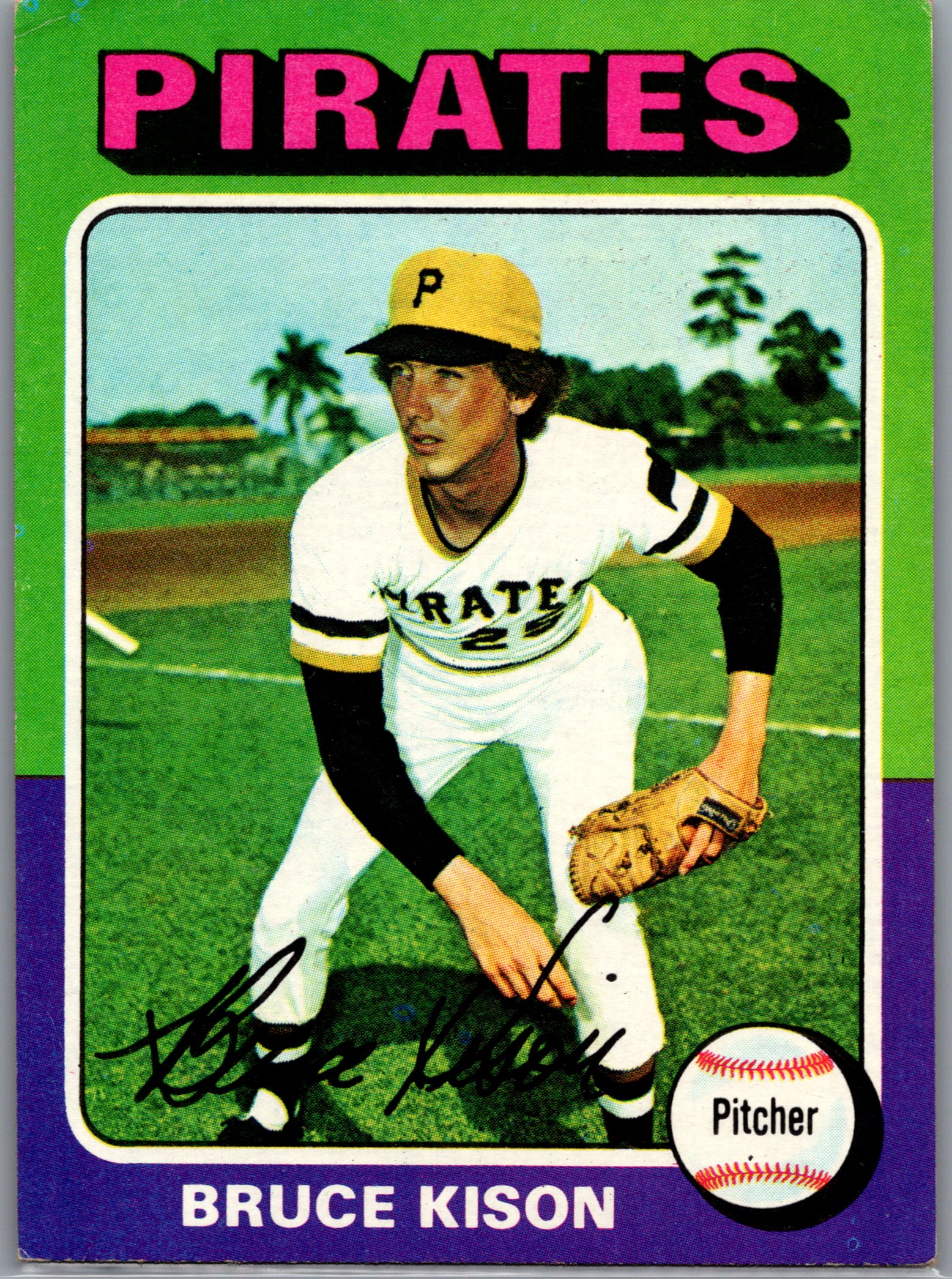 1975 Topps Bruce Kison #598 front