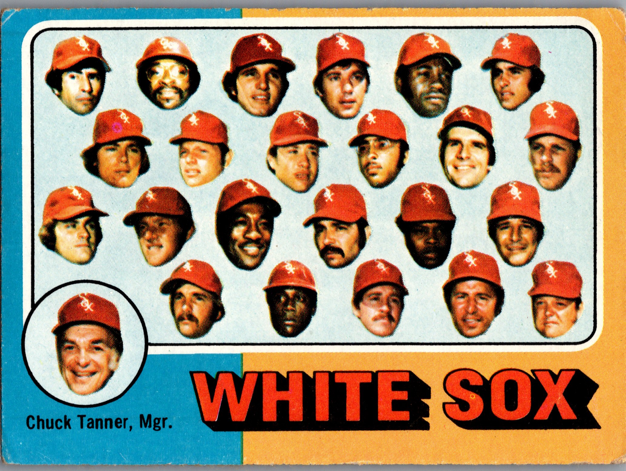 1975 Topps Chicago White Sox / Chuck Tanner #276 front