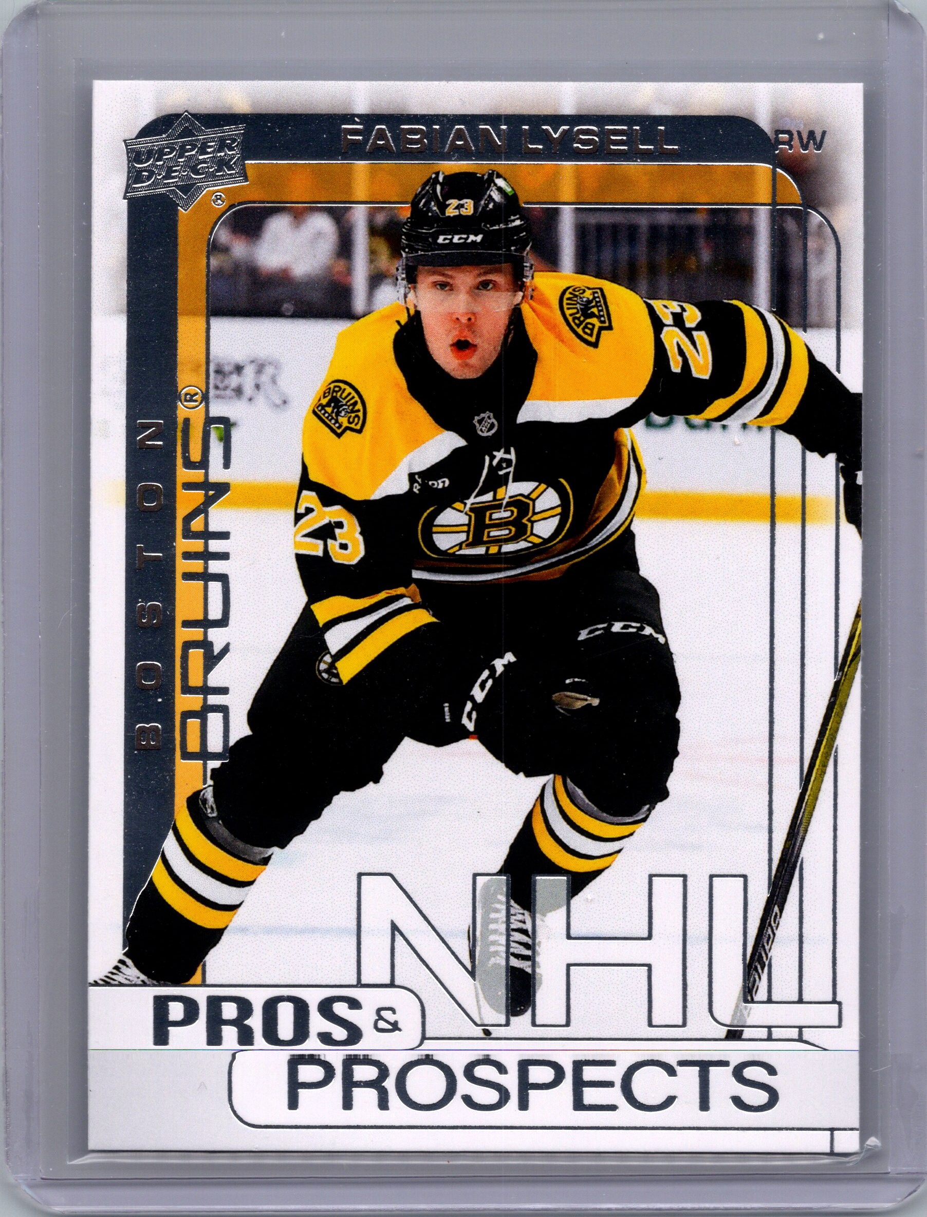 2024-25 Upper Deck - Pros & Prospects Fabian Lysell #PP-19 front