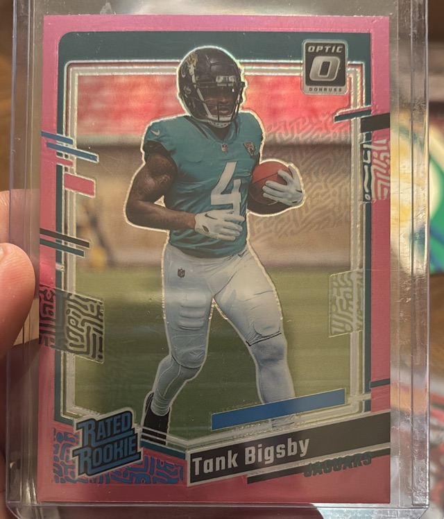 2023 Donruss Optic - Pink Tank Bigsby #252 RC front