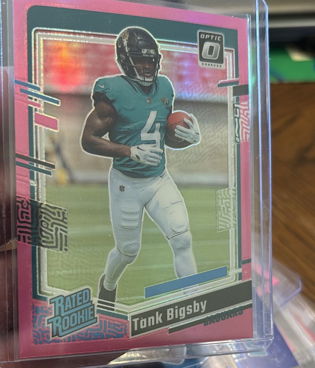 2023 Donruss Optic - Pink Tank Bigsby #252 RC front