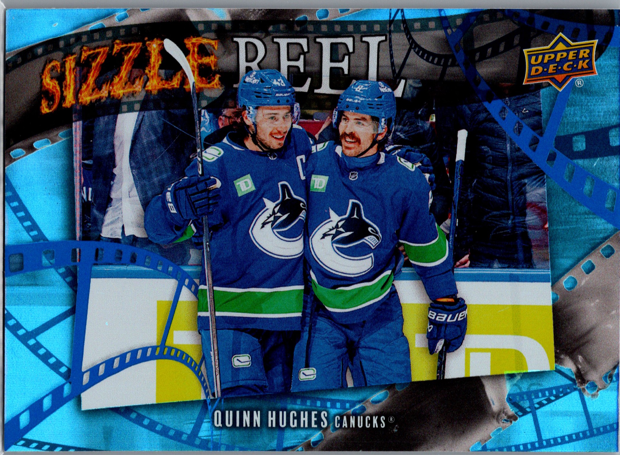 2025-26 Upper Deck - Sizzle Reel Quinn Hughes #SR-9 front