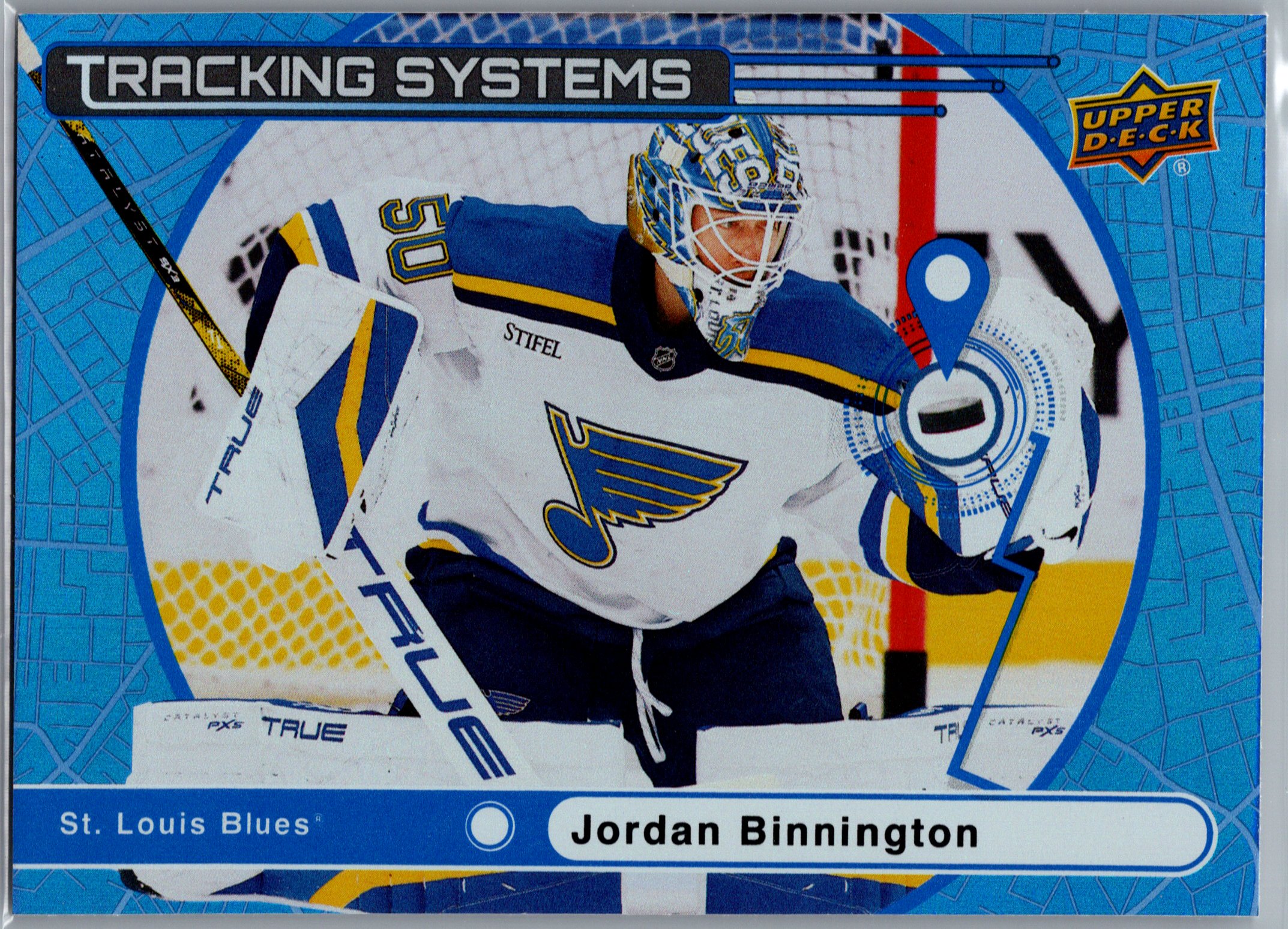 2025-26 Upper Deck - Tracking Systems Jordan Binnington #TS-25 front