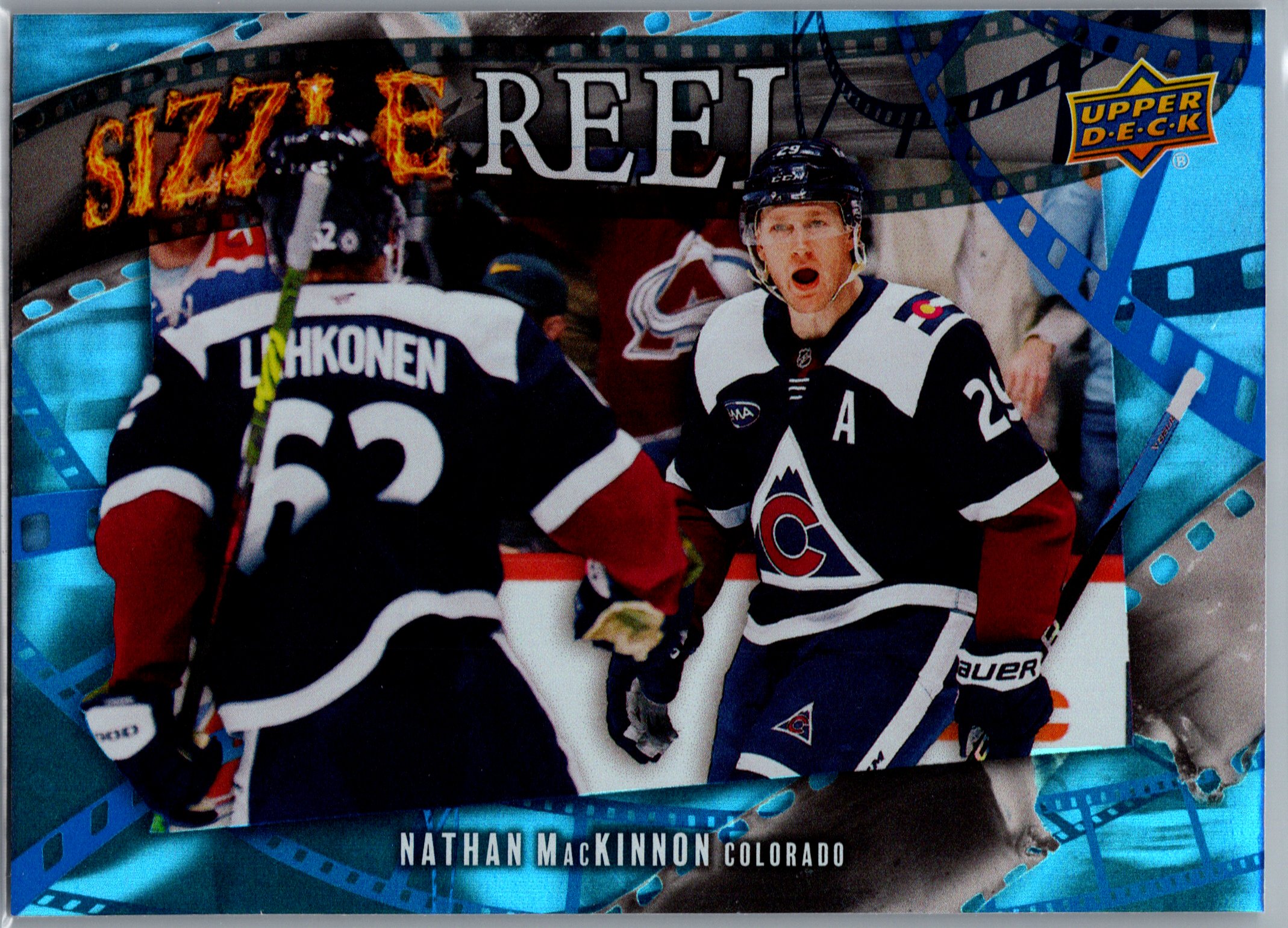 2025-26 Upper Deck - Sizzle Reel Nathan MacKinnon #SR-6 front