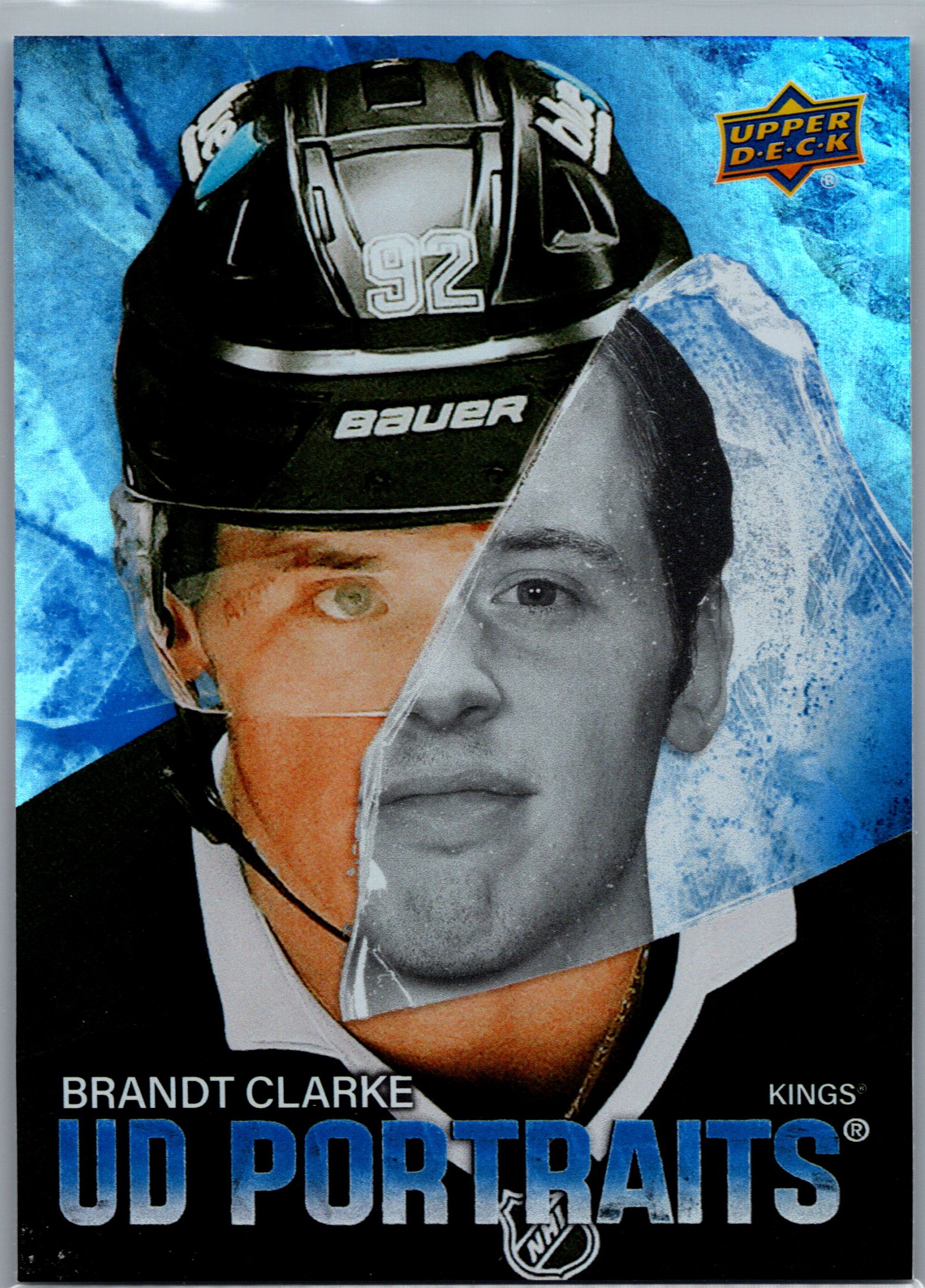 2025-26 Upper Deck - UD Portraits Brandt Clarke #P-20 front