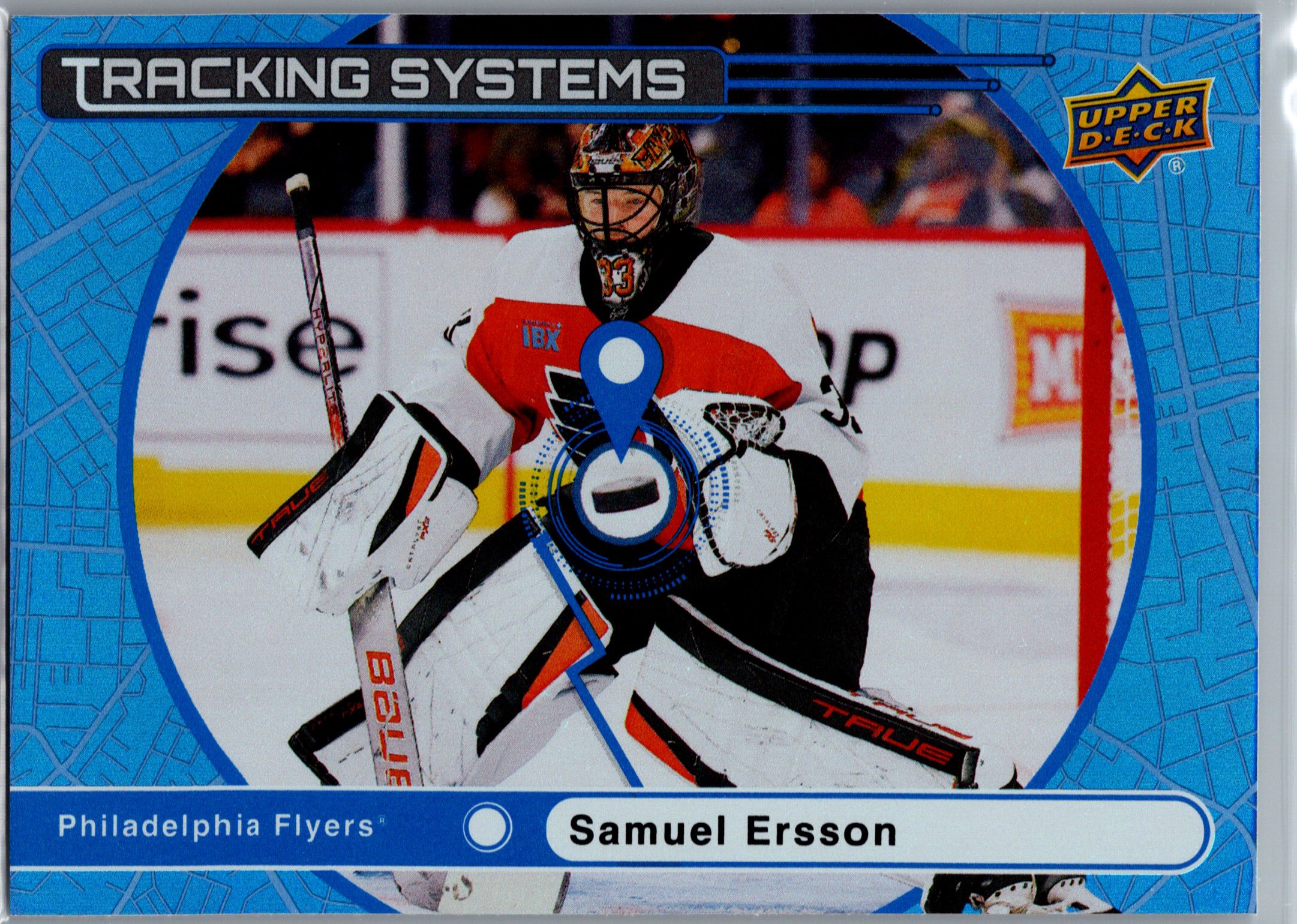 2025-26 Upper Deck - Tracking Systems Samuel Ersson #TS-18 front