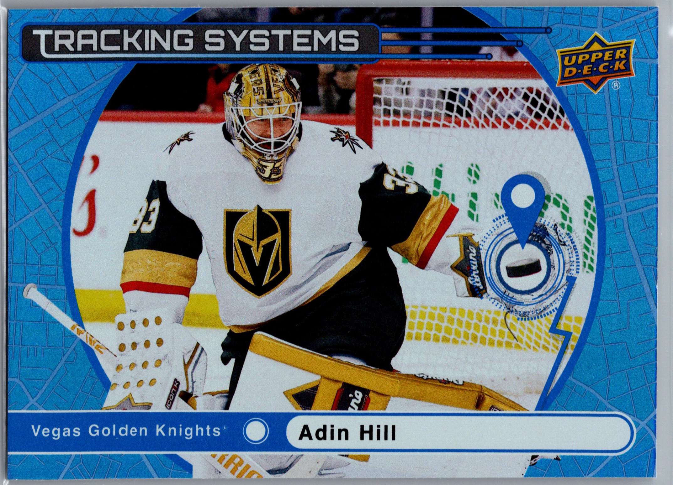 2025-26 Upper Deck - Tracking Systems Adin Hill #TS-22 front