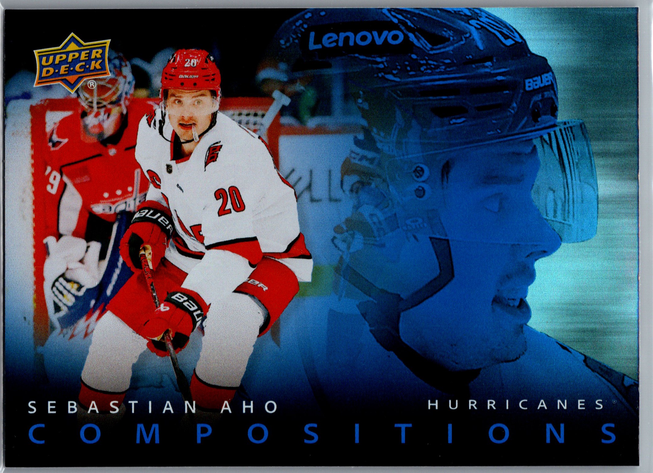 2025-26 Upper Deck - Compositions Sebastian Aho #CMP-27 front