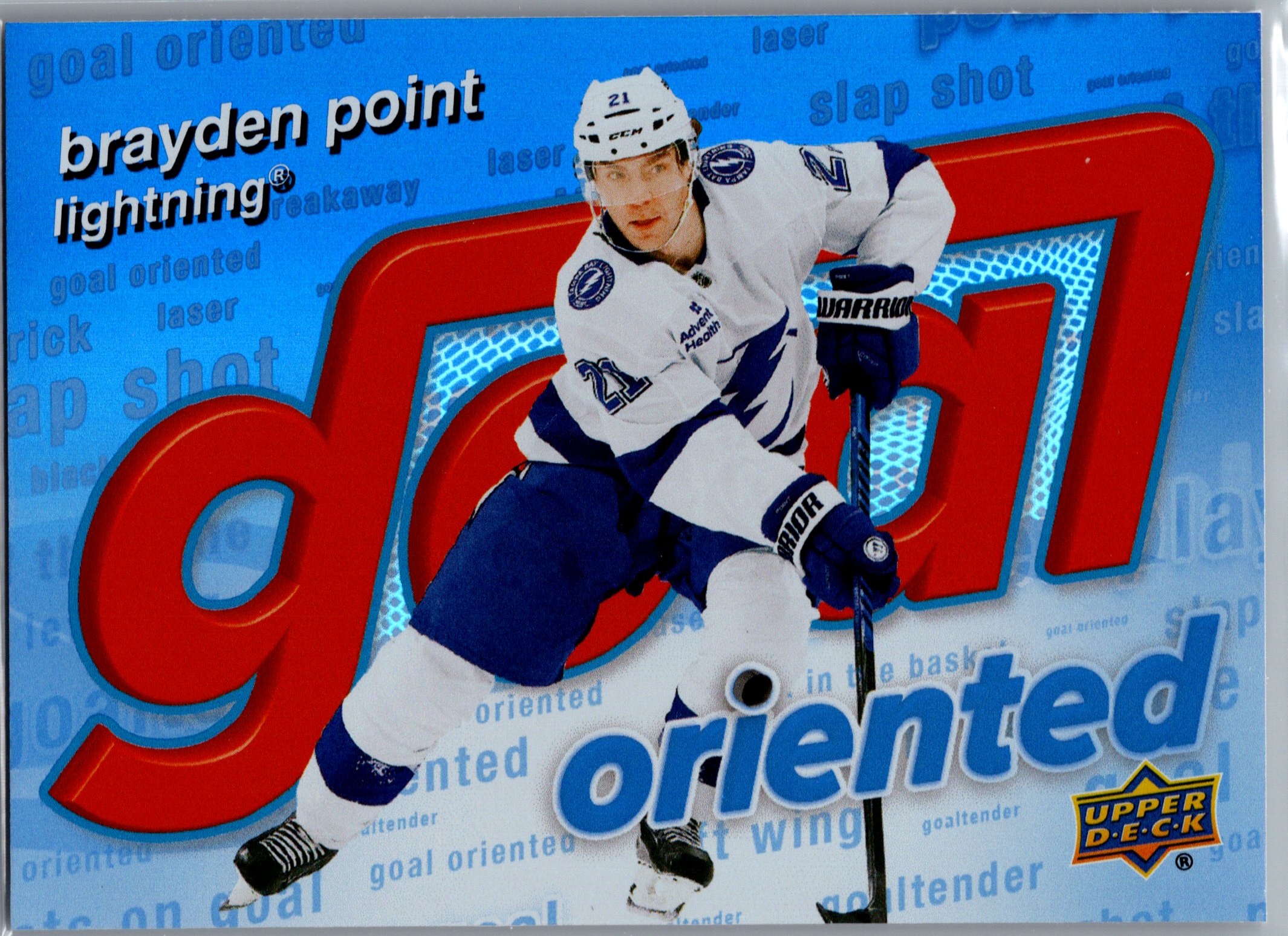 2025-26 Upper Deck - Goal Oriented Brayden Point #GO-13 front