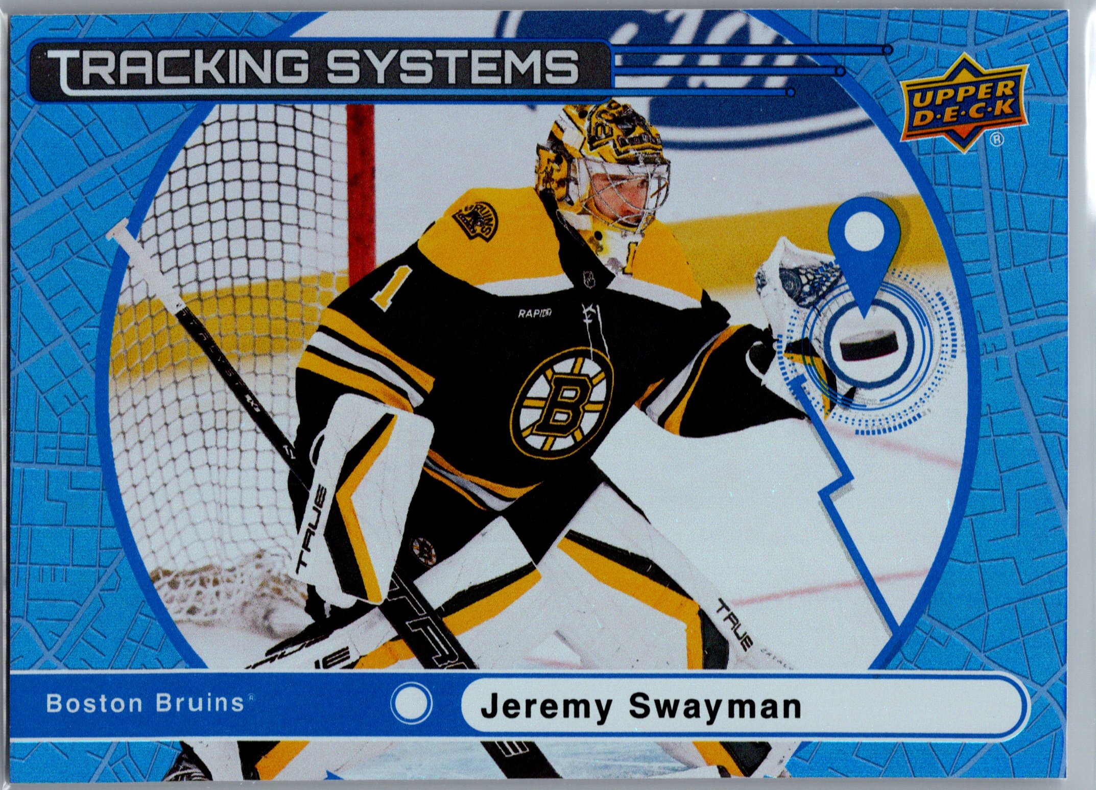 2025-26 Upper Deck - Tracking Systems Jeremy Swayman #TS-5 front