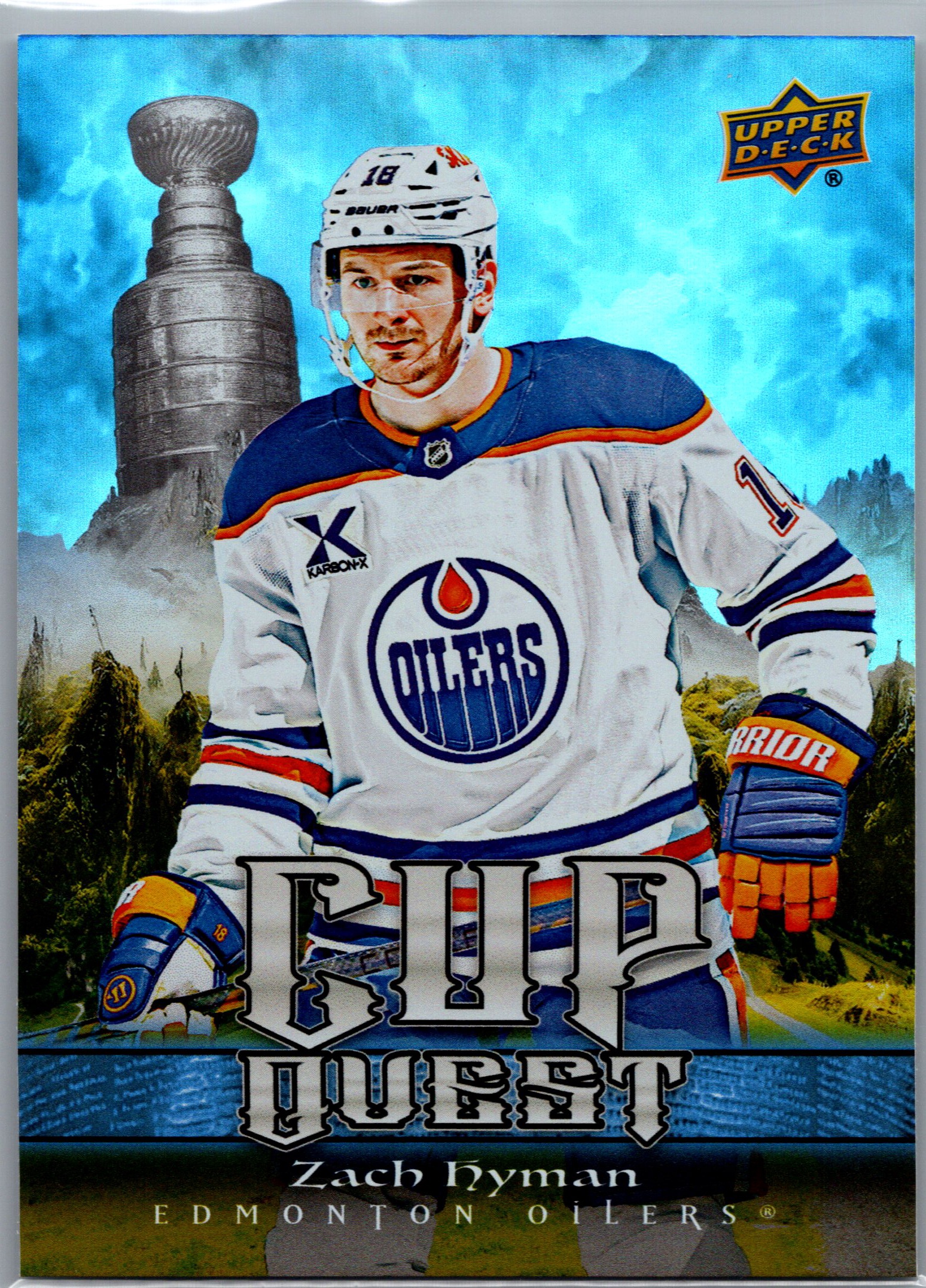 2025-26 Upper Deck - Cup Quest Zach Hyman #CQ-14 front