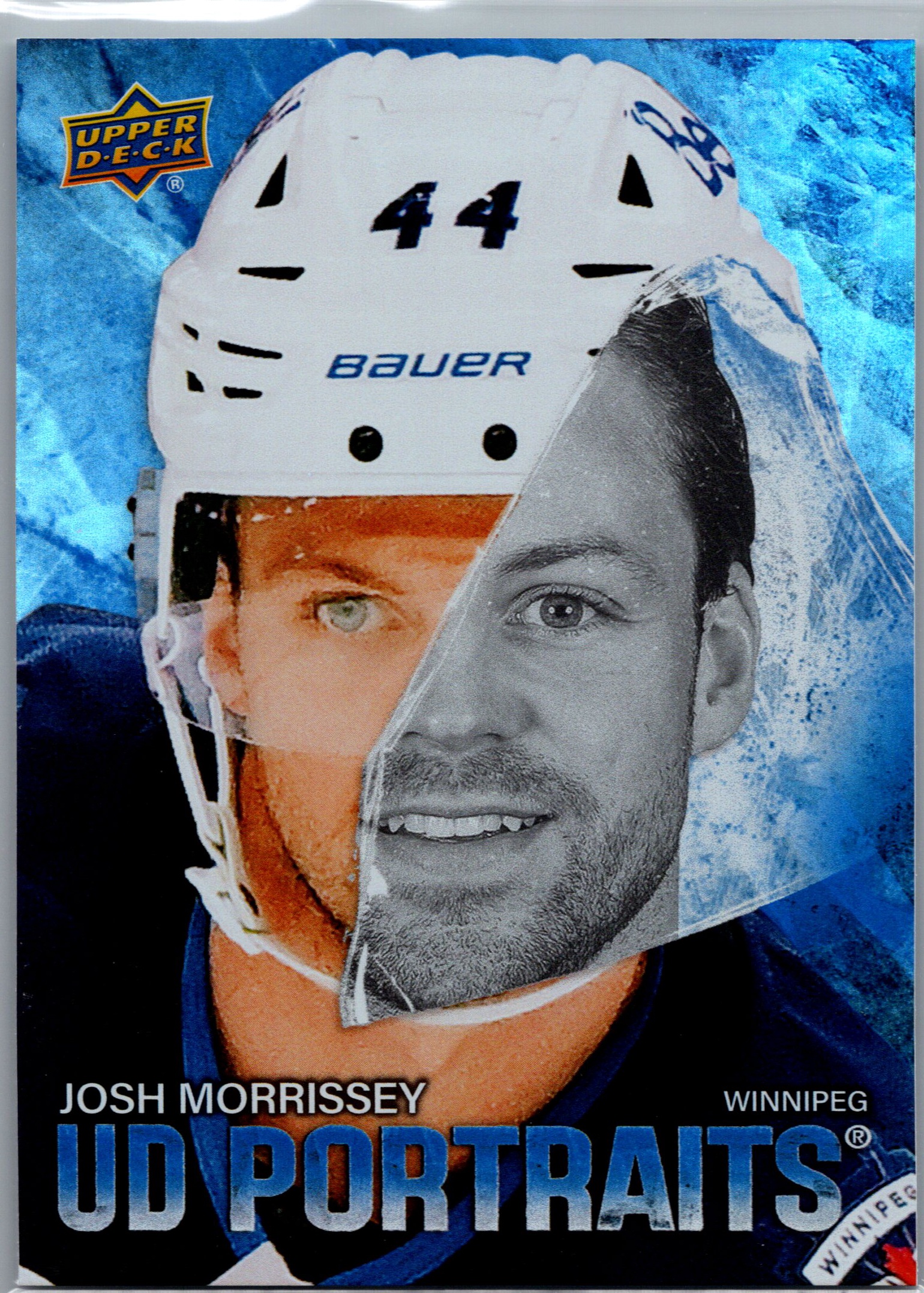 2025-26 Upper Deck - UD Portraits Josh Morrissey #P-18 front