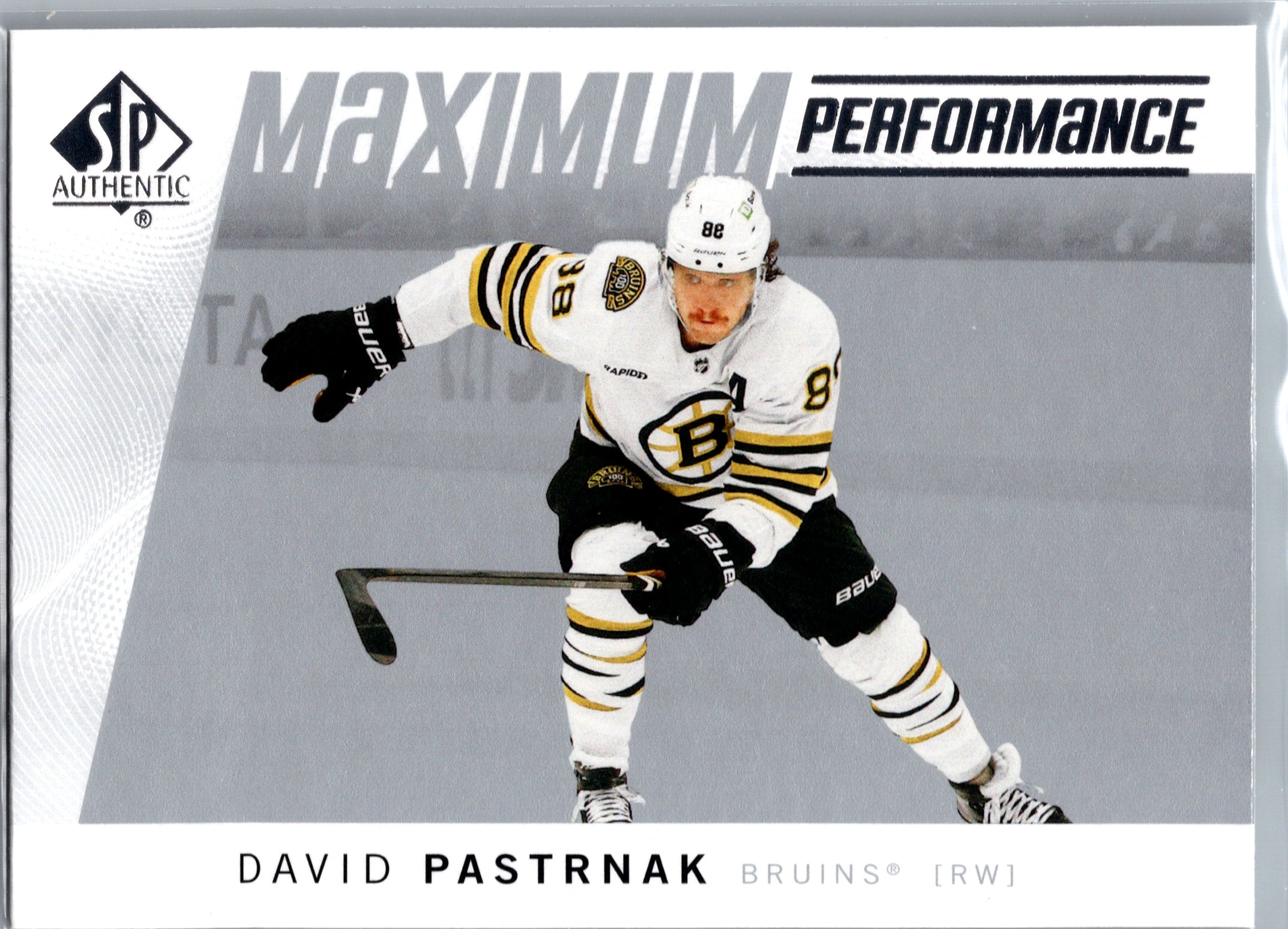 2024-25 SP Authentic - Maximum Performance David Pastrnak #MP-17 front