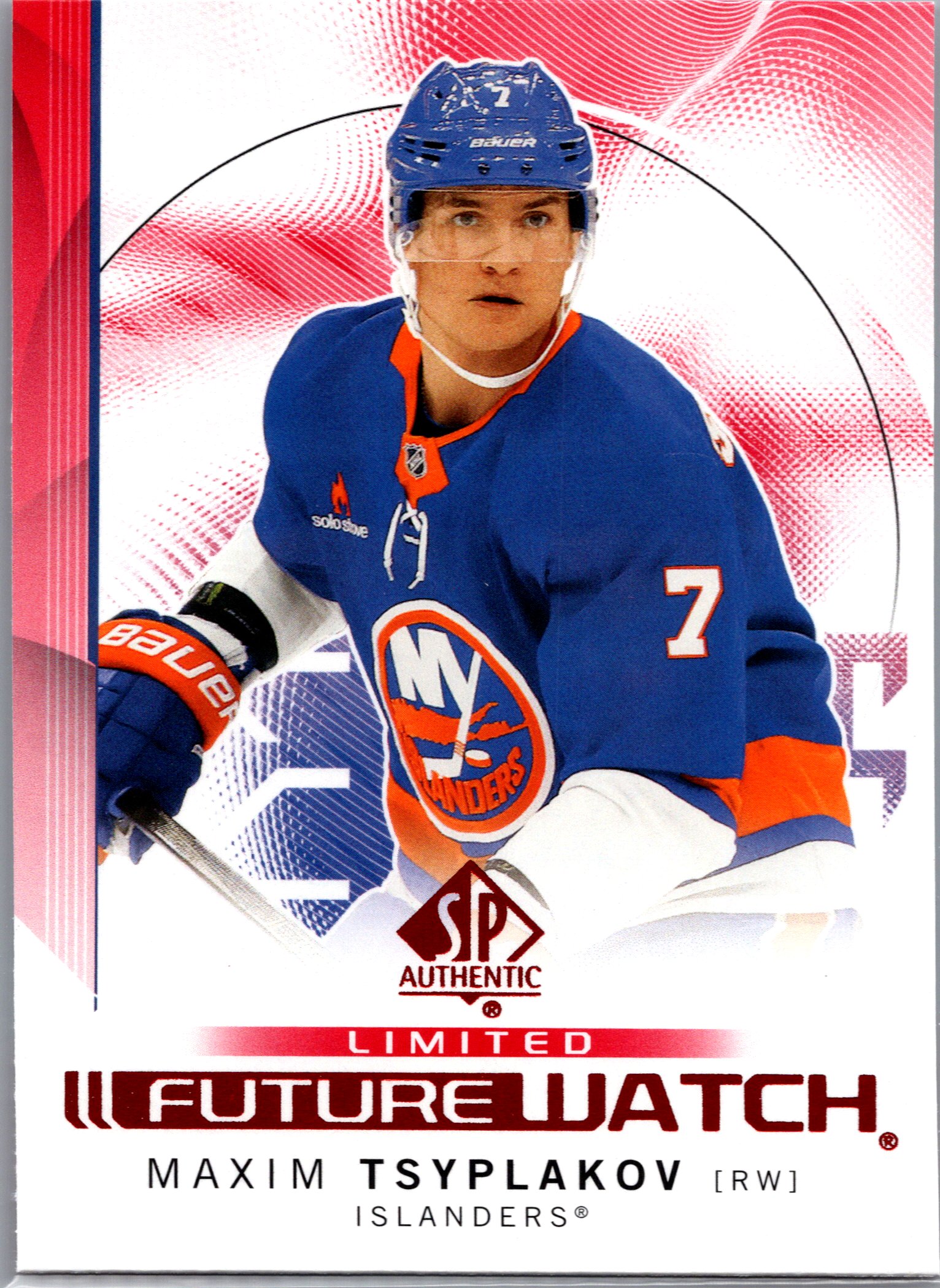 2024-25 SP Authentic - Limited Red Maxim Tsyplakov #186 front