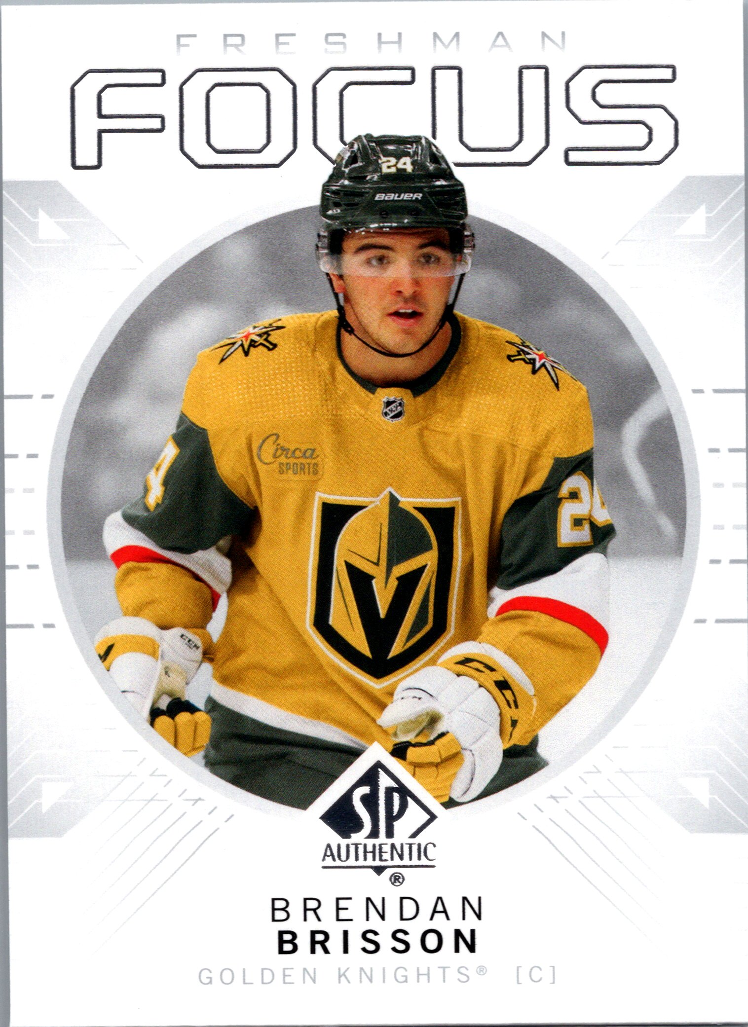 2024-25 SP Authentic - Freshman Focus Brendan Brisson #FF-15 front