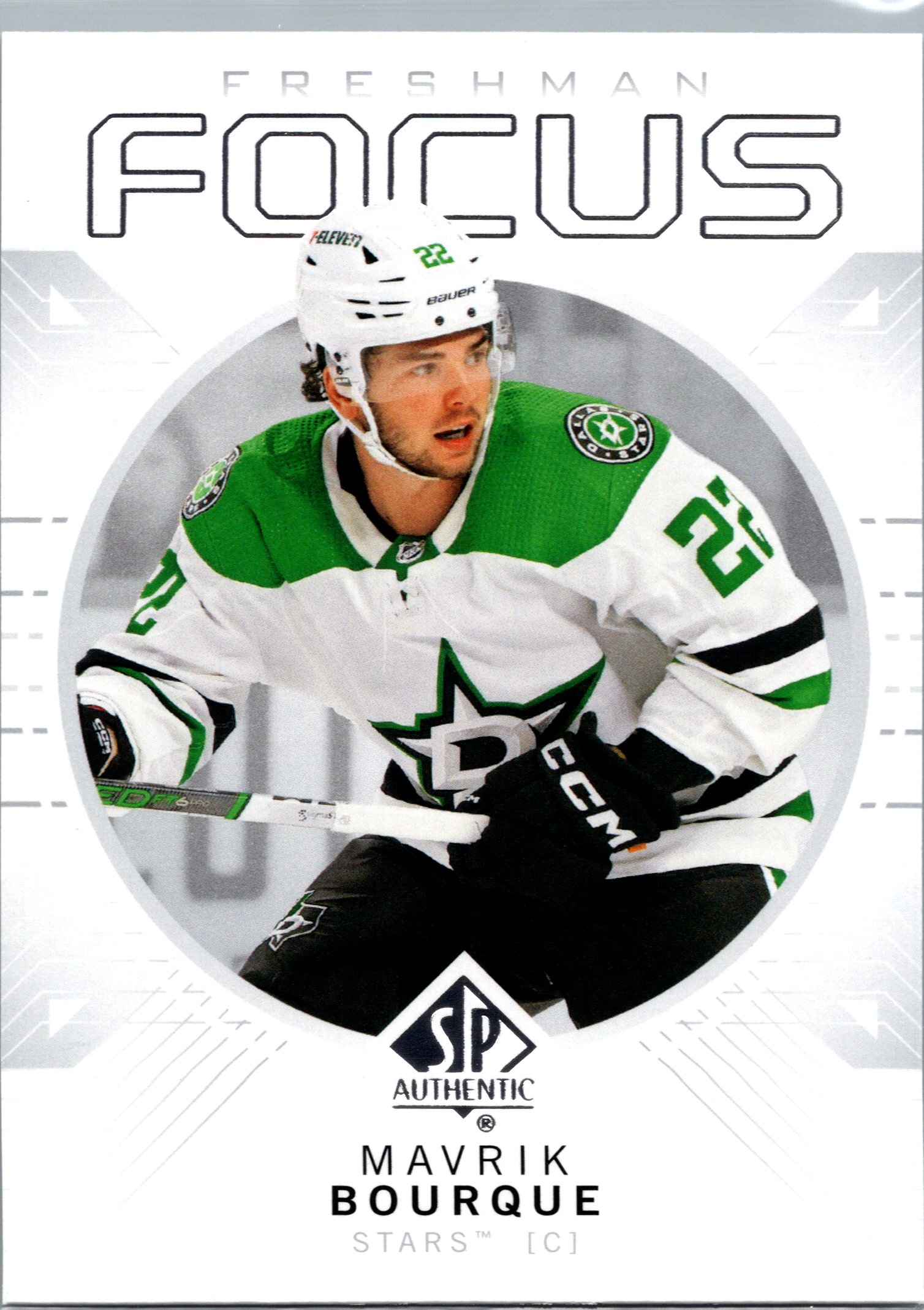 2024-25 SP Authentic - Freshman Focus Mavrik Bourque #FF-45 front
