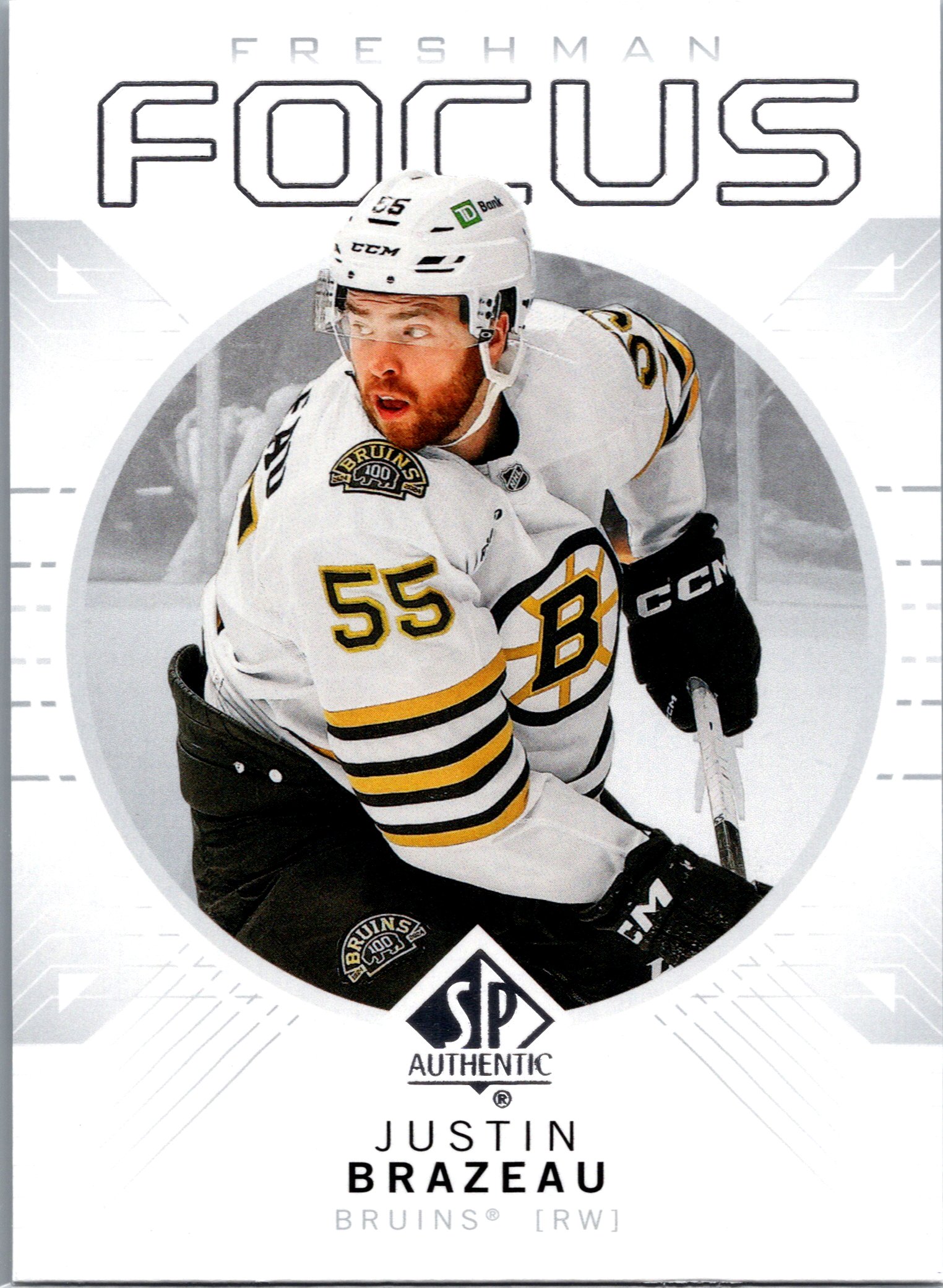 2024-25 SP Authentic - Freshman Focus Justin Brazeau #FF-35 front