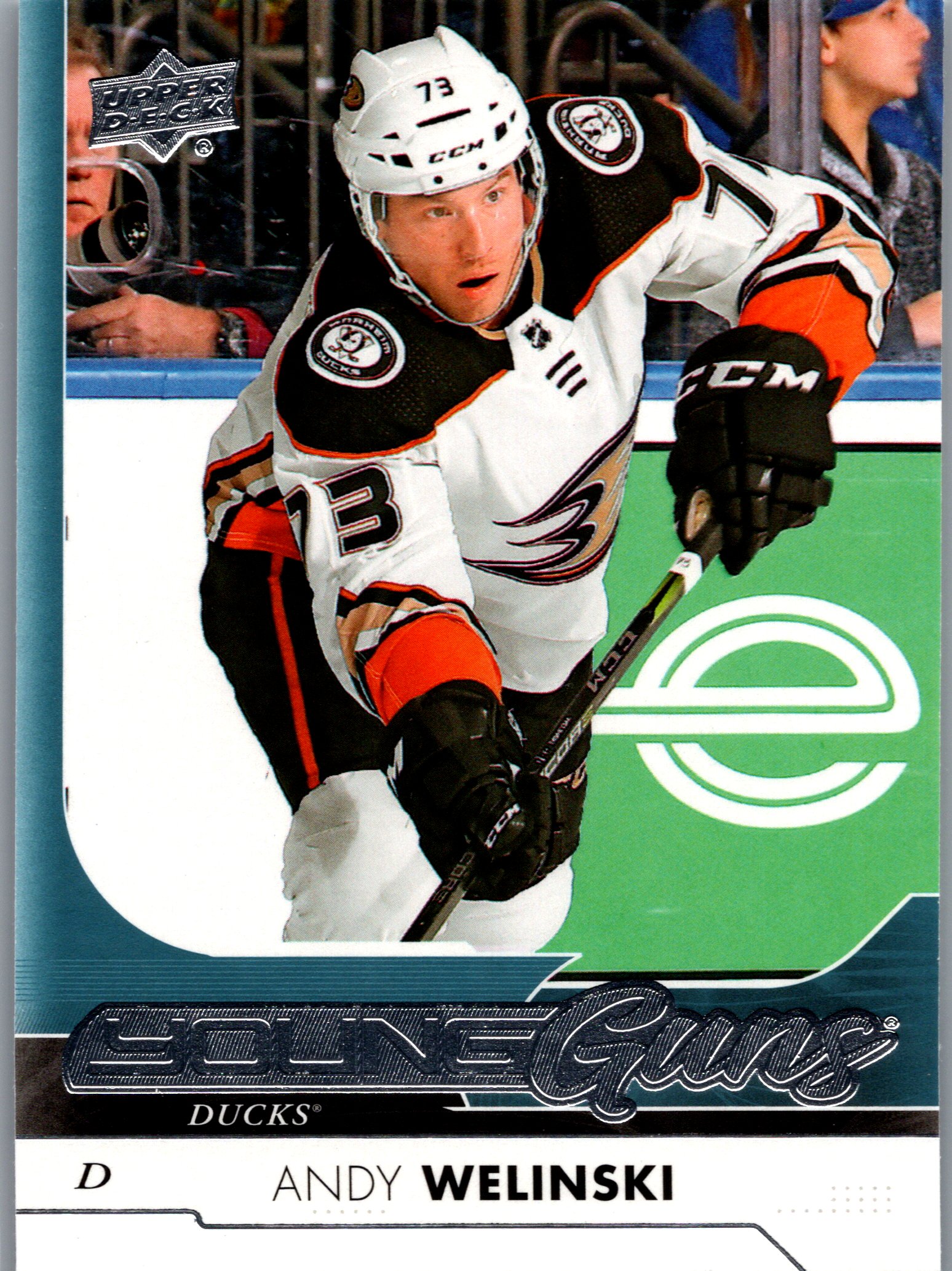 2017-18 SP Authentic - 2017-18 Upper Deck Update Andy Welinski #515 RC front