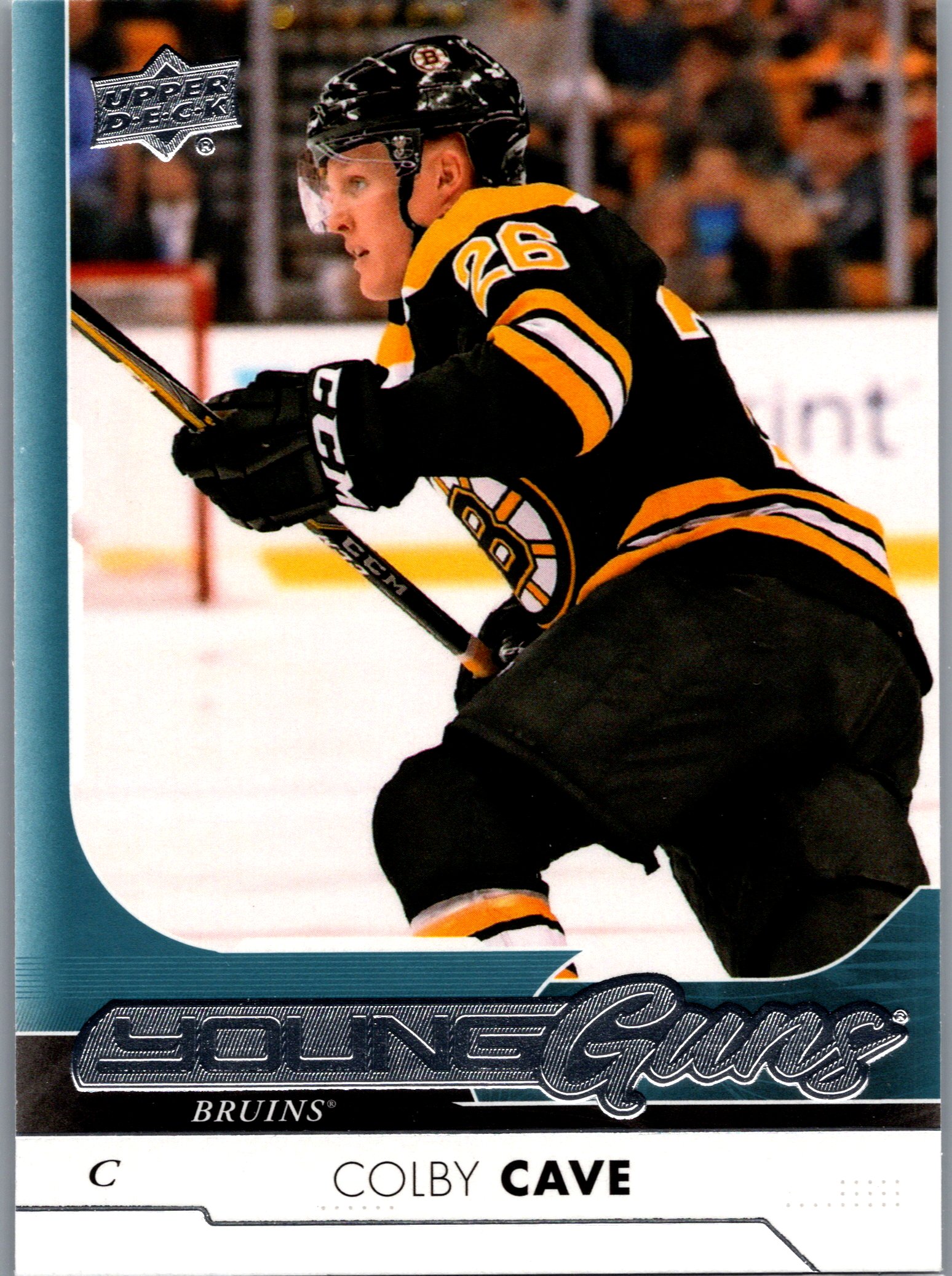 2017-18 SP Authentic - 2017-18 Upper Deck Update Colby Cave #516 RC front