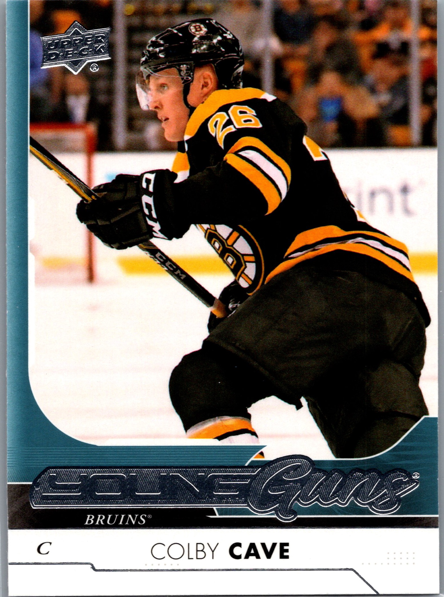 2017-18 SP Authentic - 2017-18 Upper Deck Update Colby Cave #516 RC front