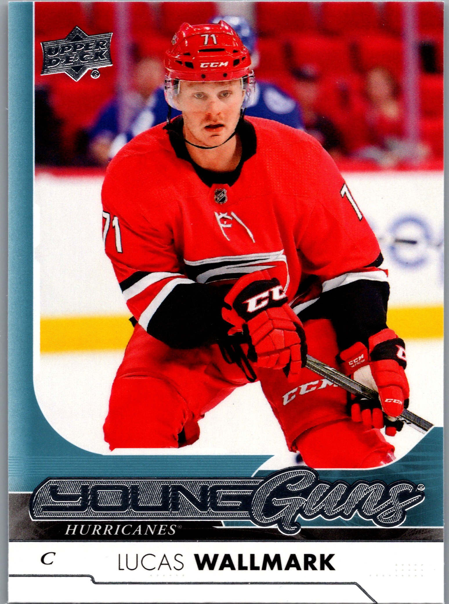 2017-18 Upper Deck Lucas Wallmark #207 RC front