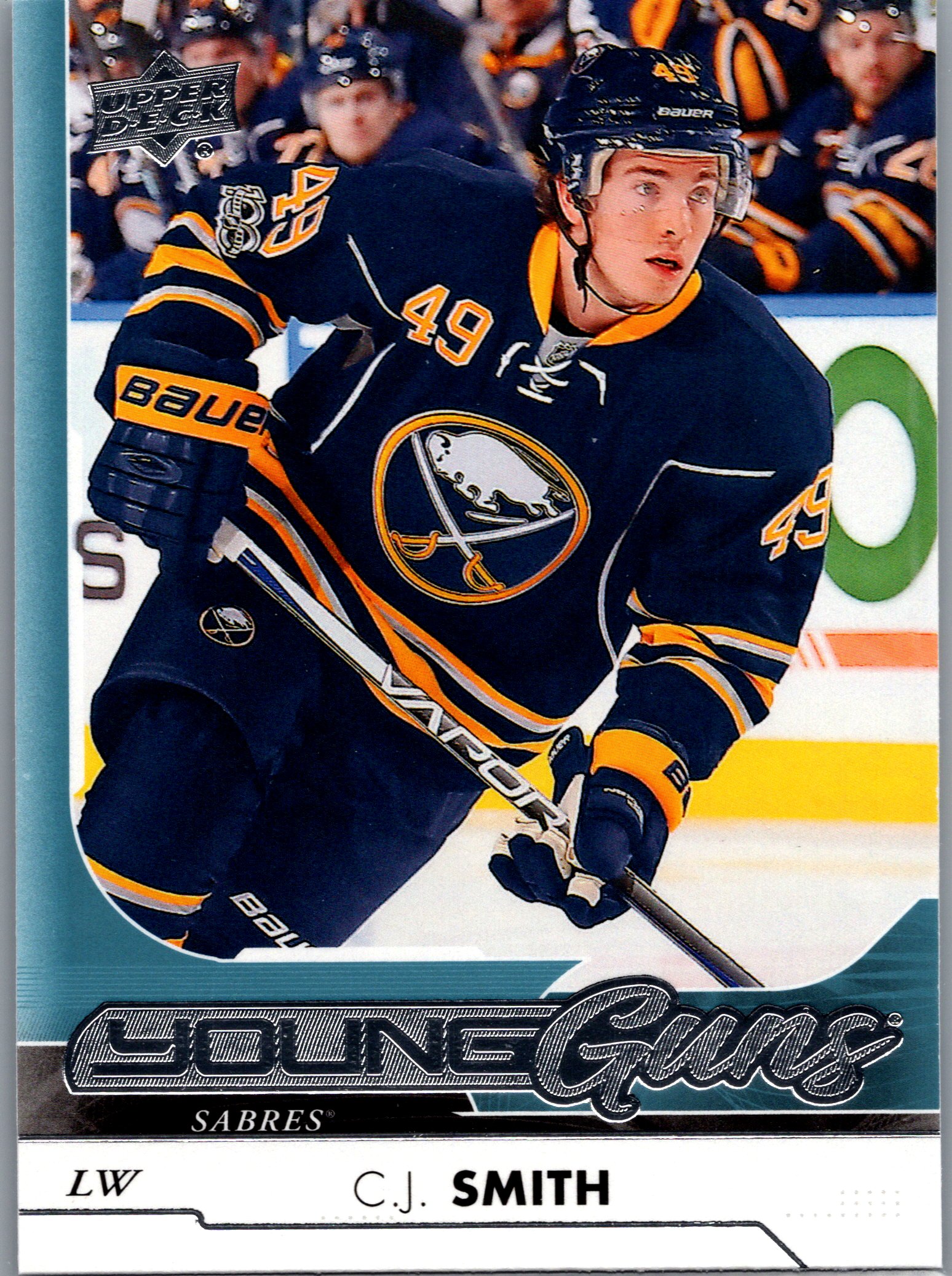 2017-18 Upper Deck C.J. Smith #225 RC front