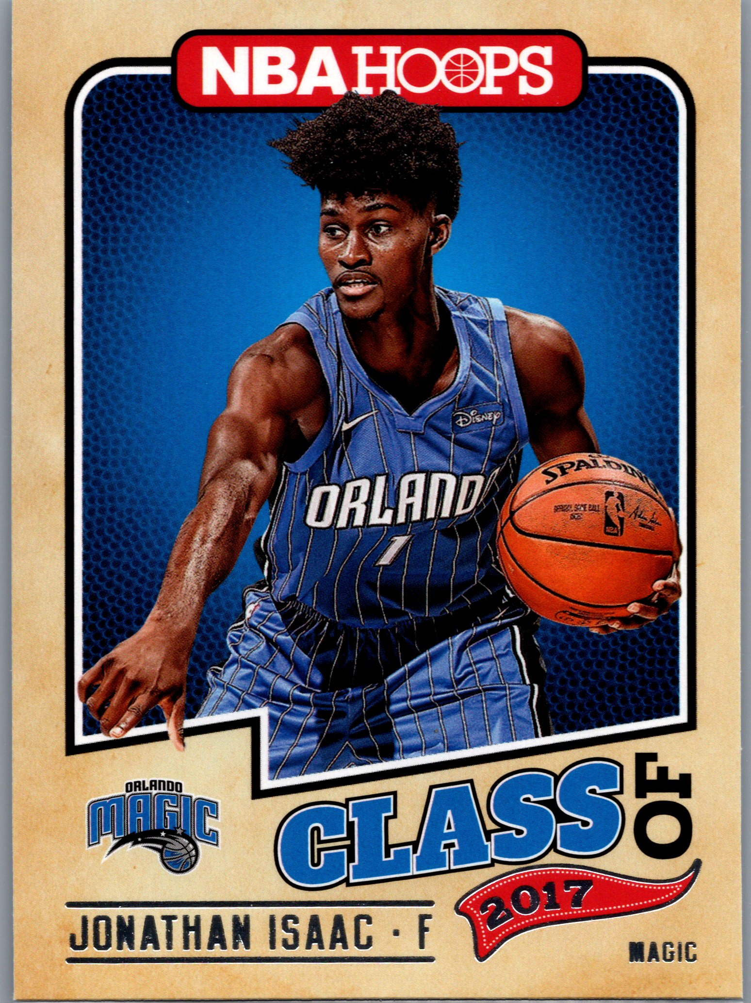 2017-18 Hoops - Class of 2017 Jonathan Isaac #6 front