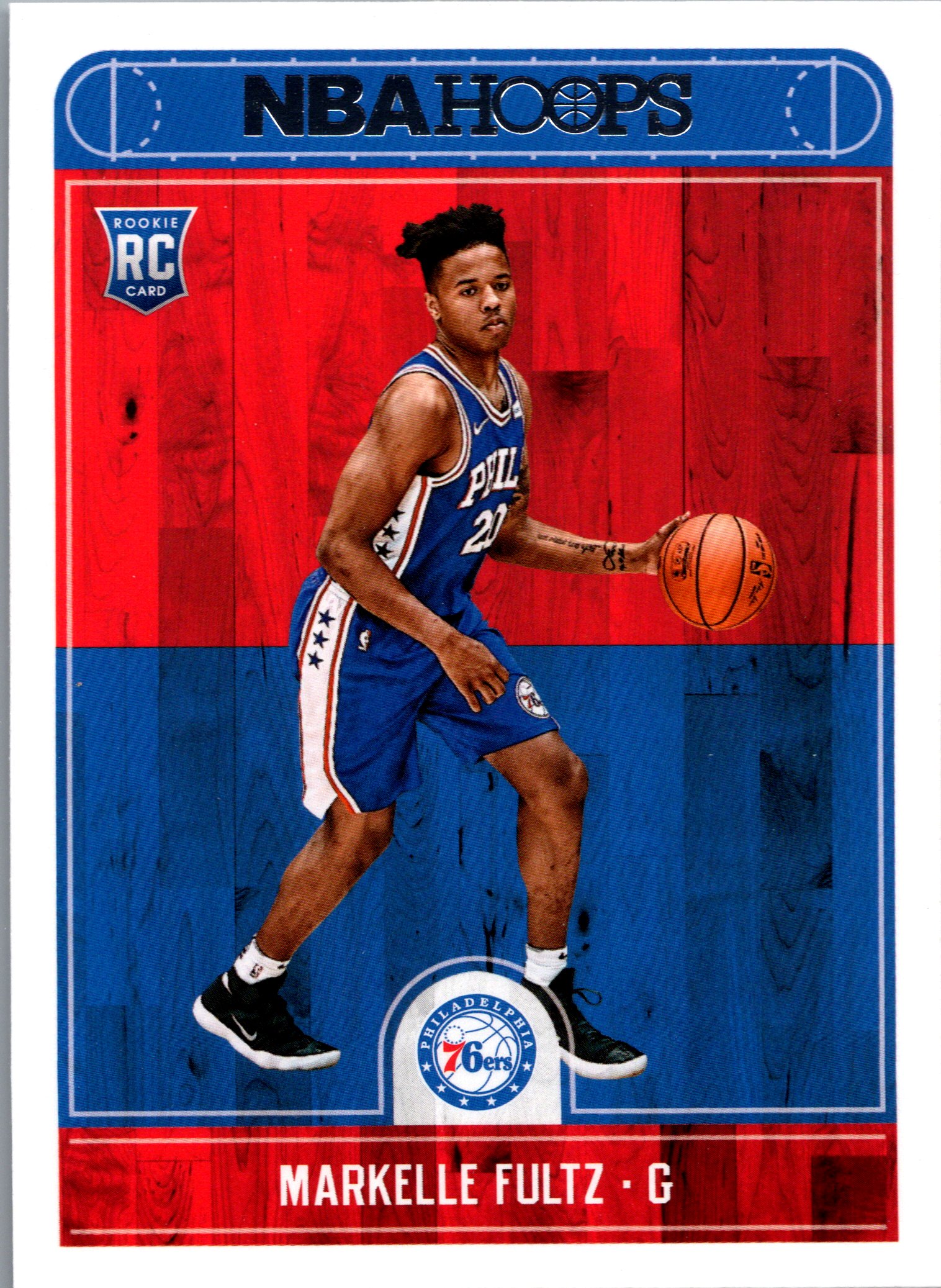 2017-18 Hoops Markelle Fultz #251 RC front