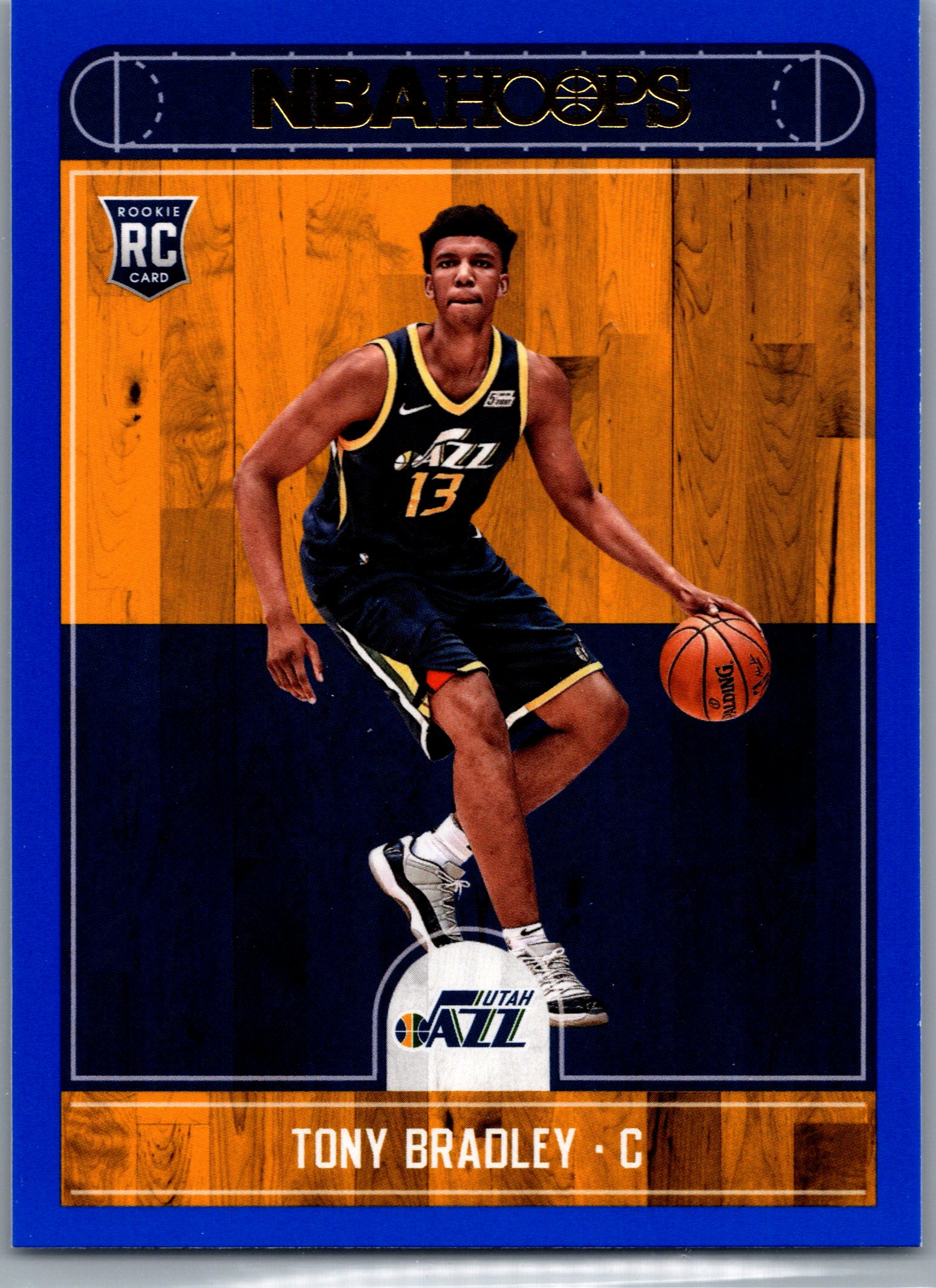 2017-18 Hoops - Blue Tony Bradley #278 RC front